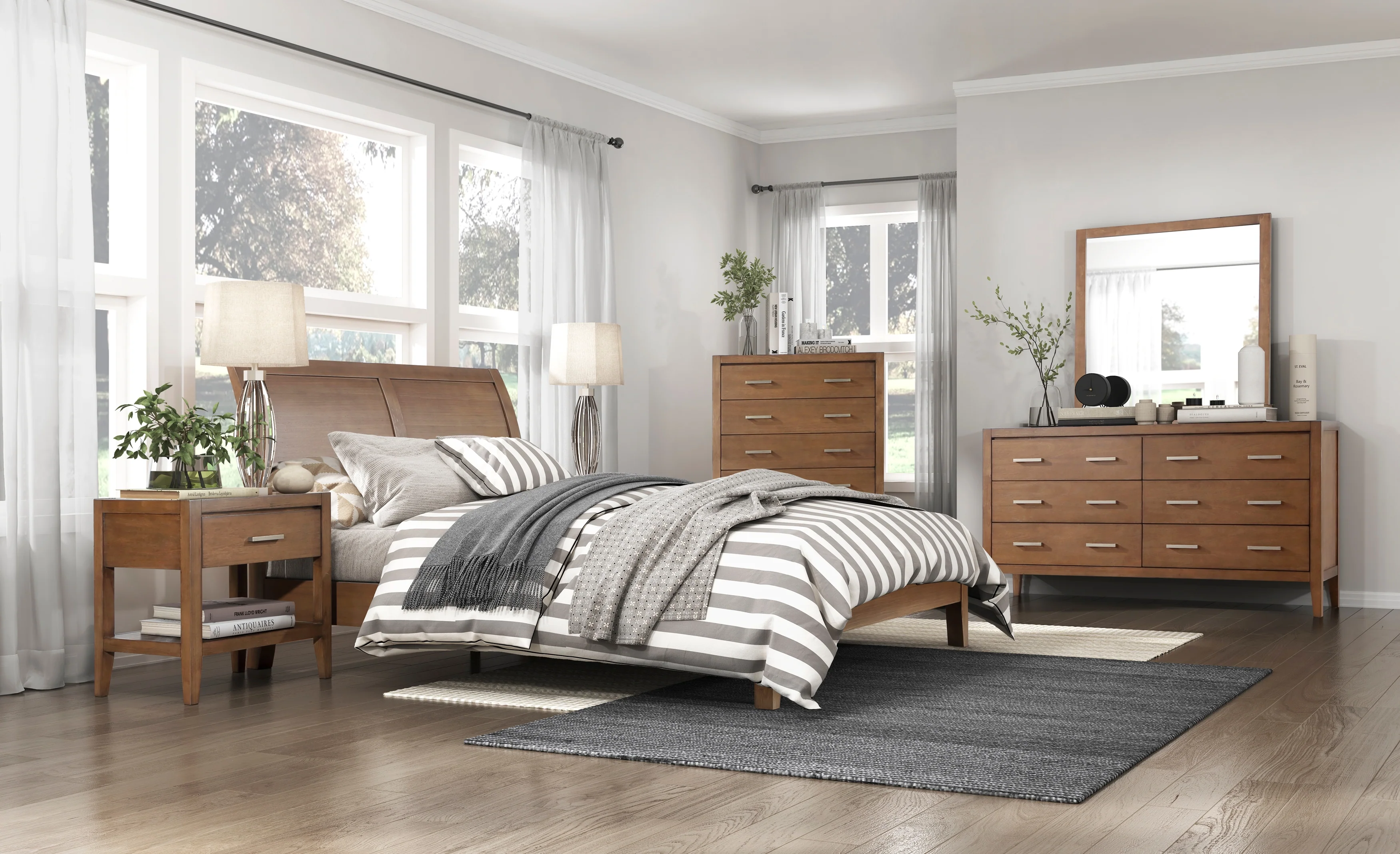 1314-6-Bedroom Mirror - Image 2