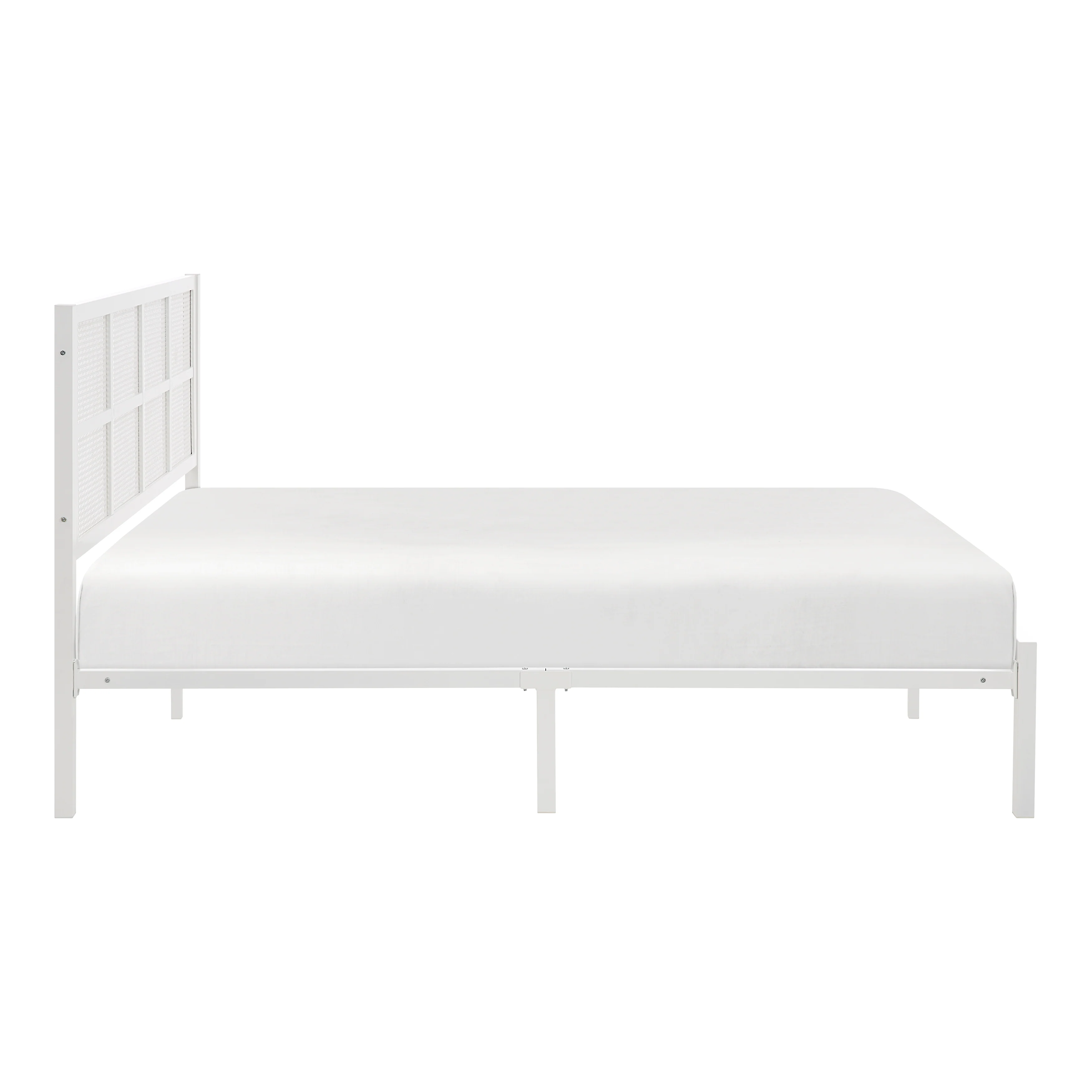 1635WH-1-Bedroom Queen Platform Bed - Image 3