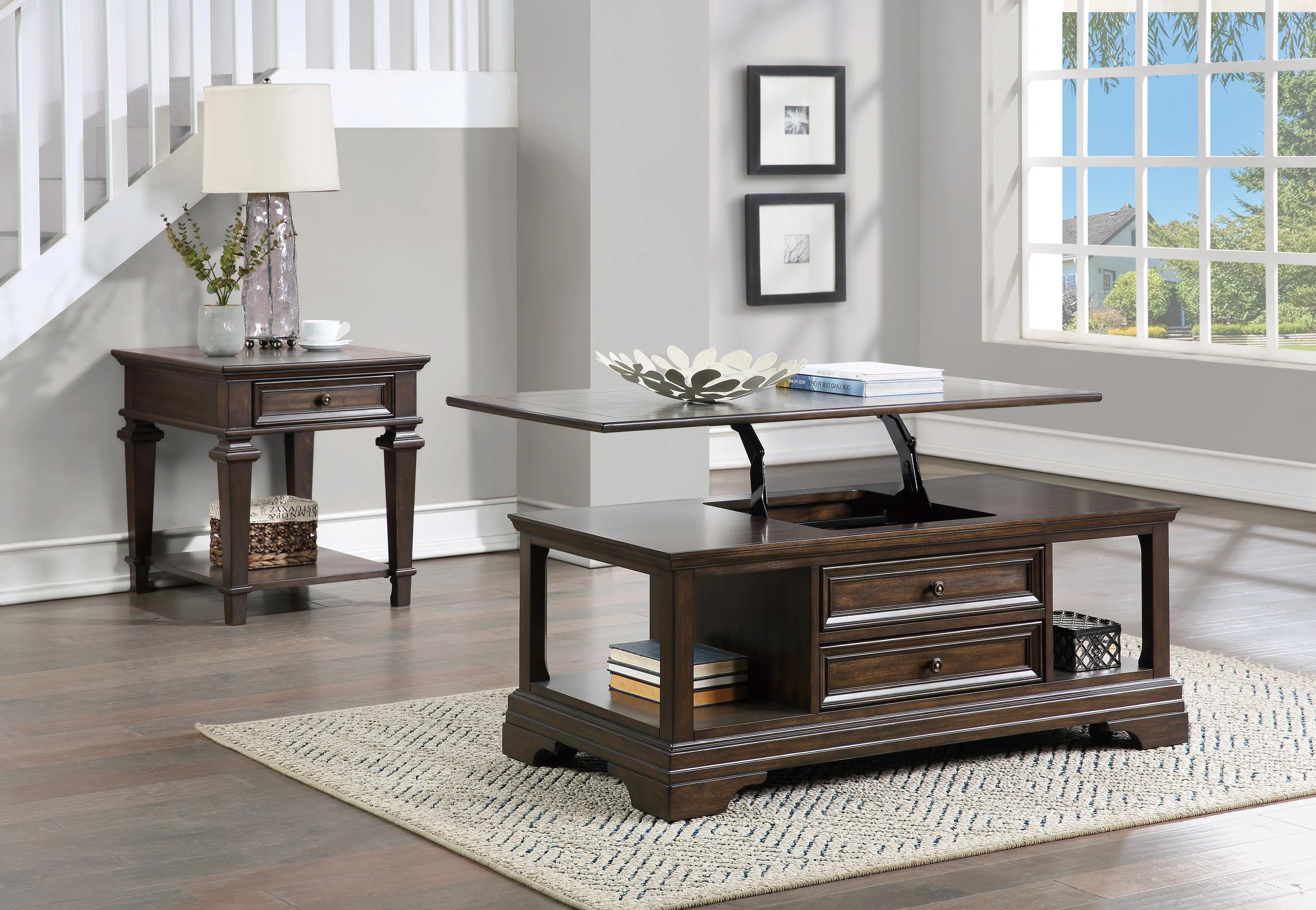 3681-30 - Lift Top Cocktail Table - Image 5