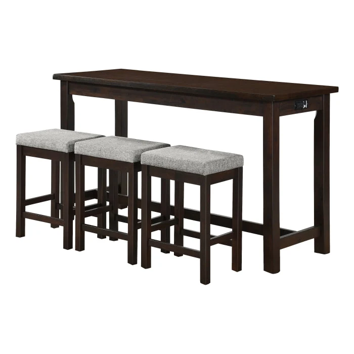 5713ES - 4-Piece Pack Counter Height Set