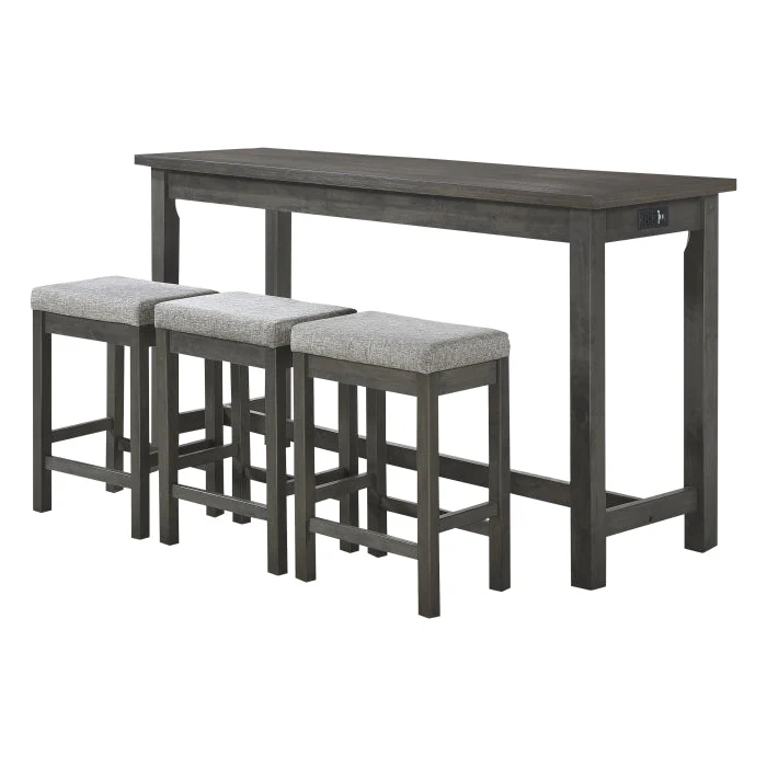 5713GY - 4-Piece Pack Counter Height Set