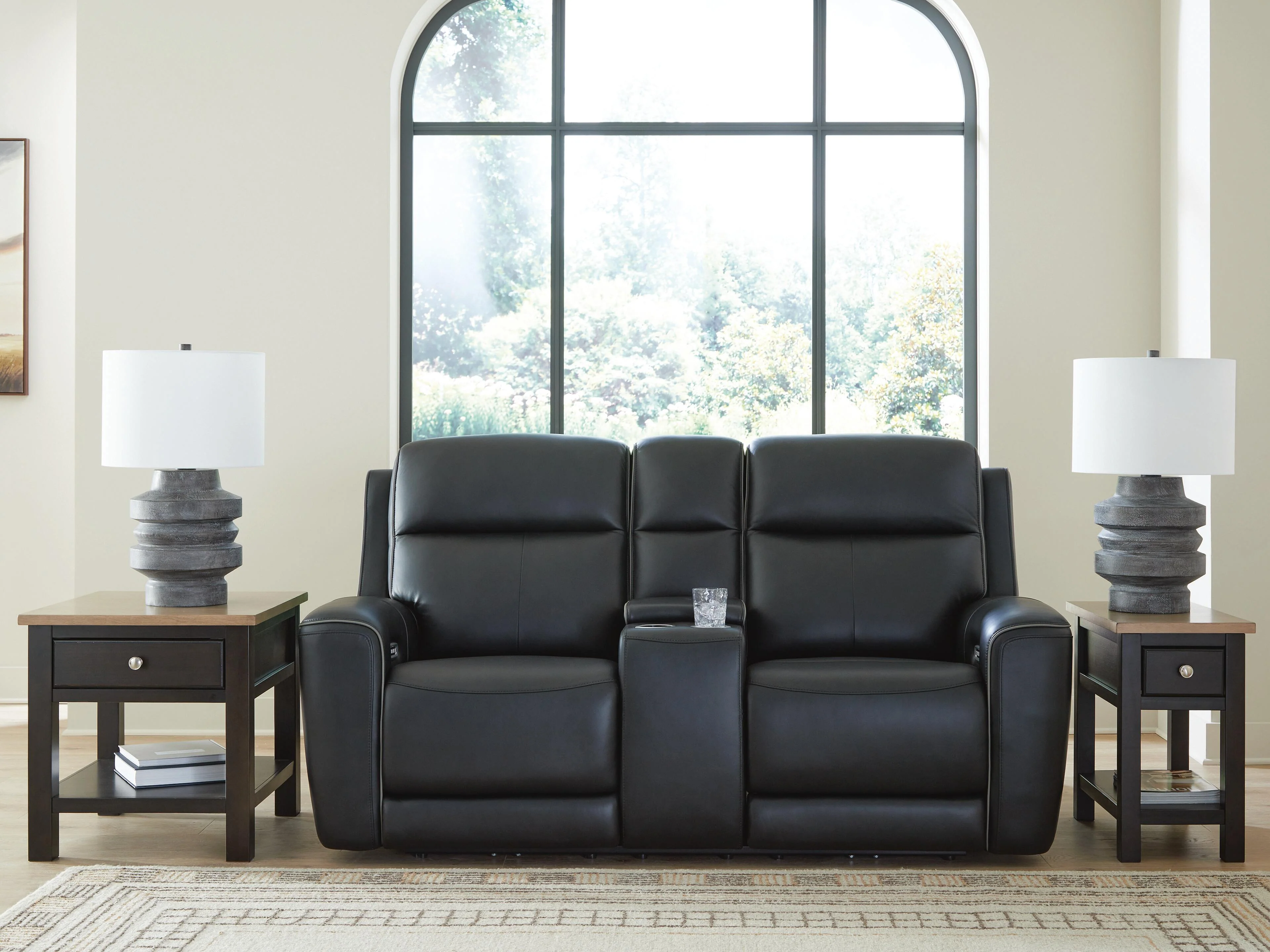 5Z-Comfort Power Reclining Loveseat with Console - Image 11