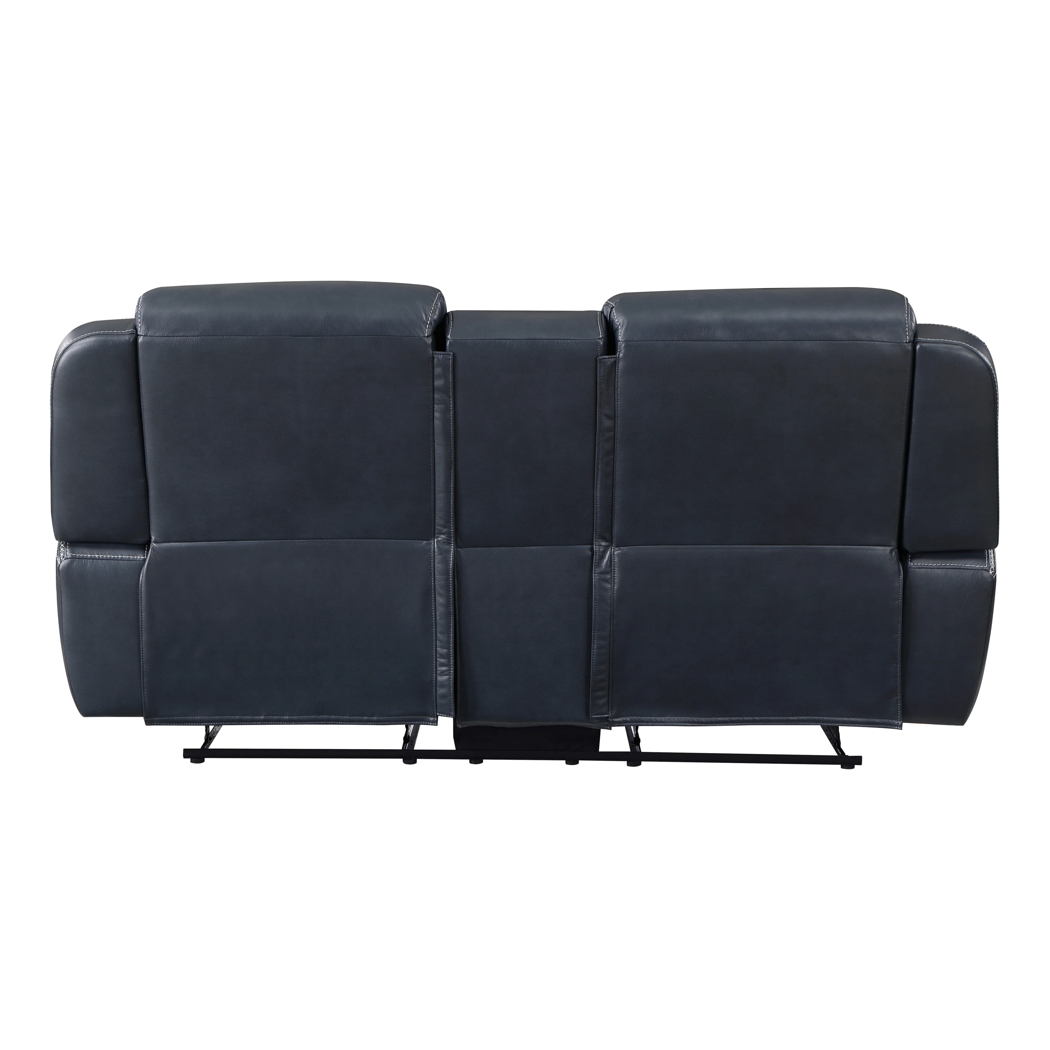 8516BU-2 - Double Reclining Love Seat with Center Console, Receptacles and USB Ports - Image 3