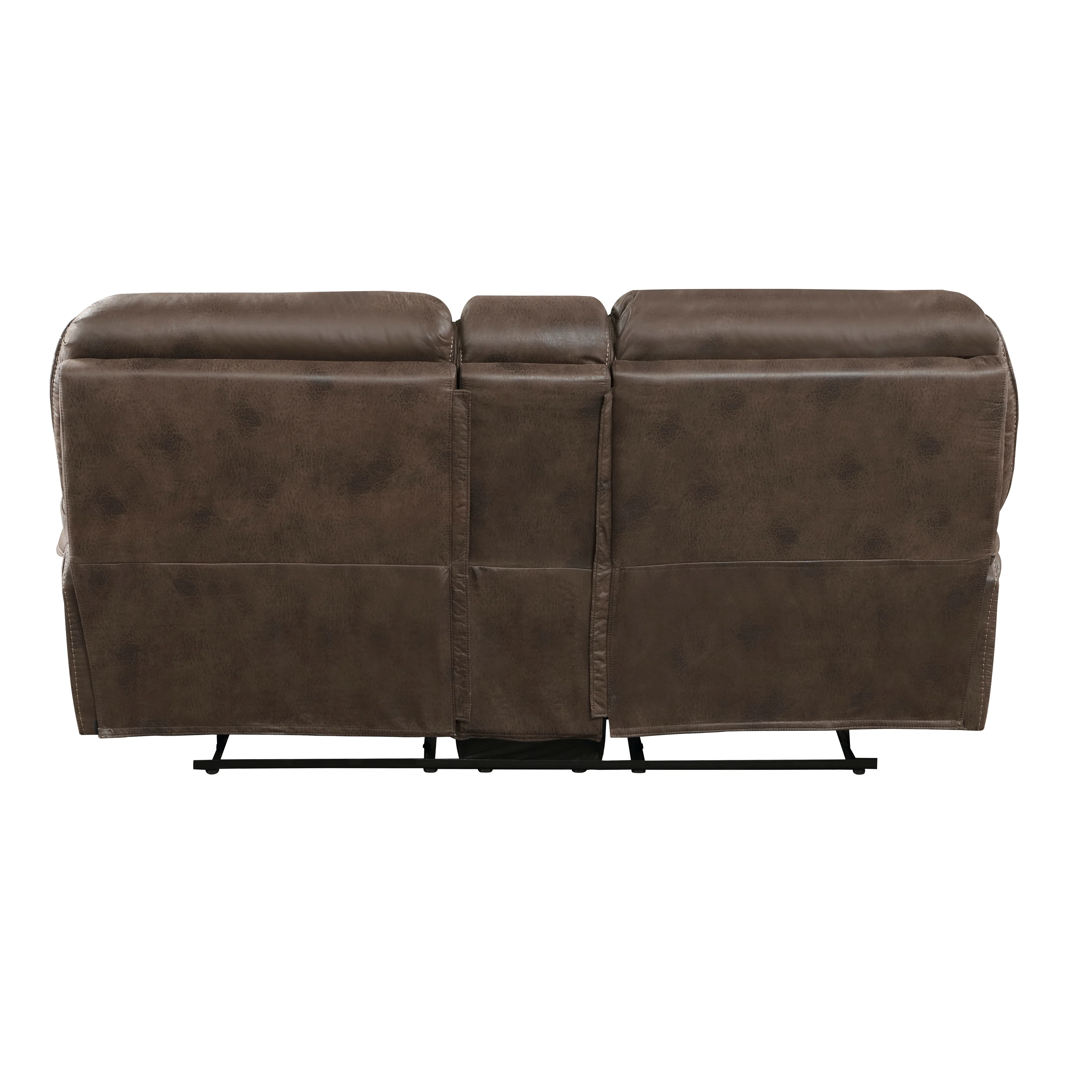 8517BRW-2 - Double Reclining Love Seat with Center Console - Image 4