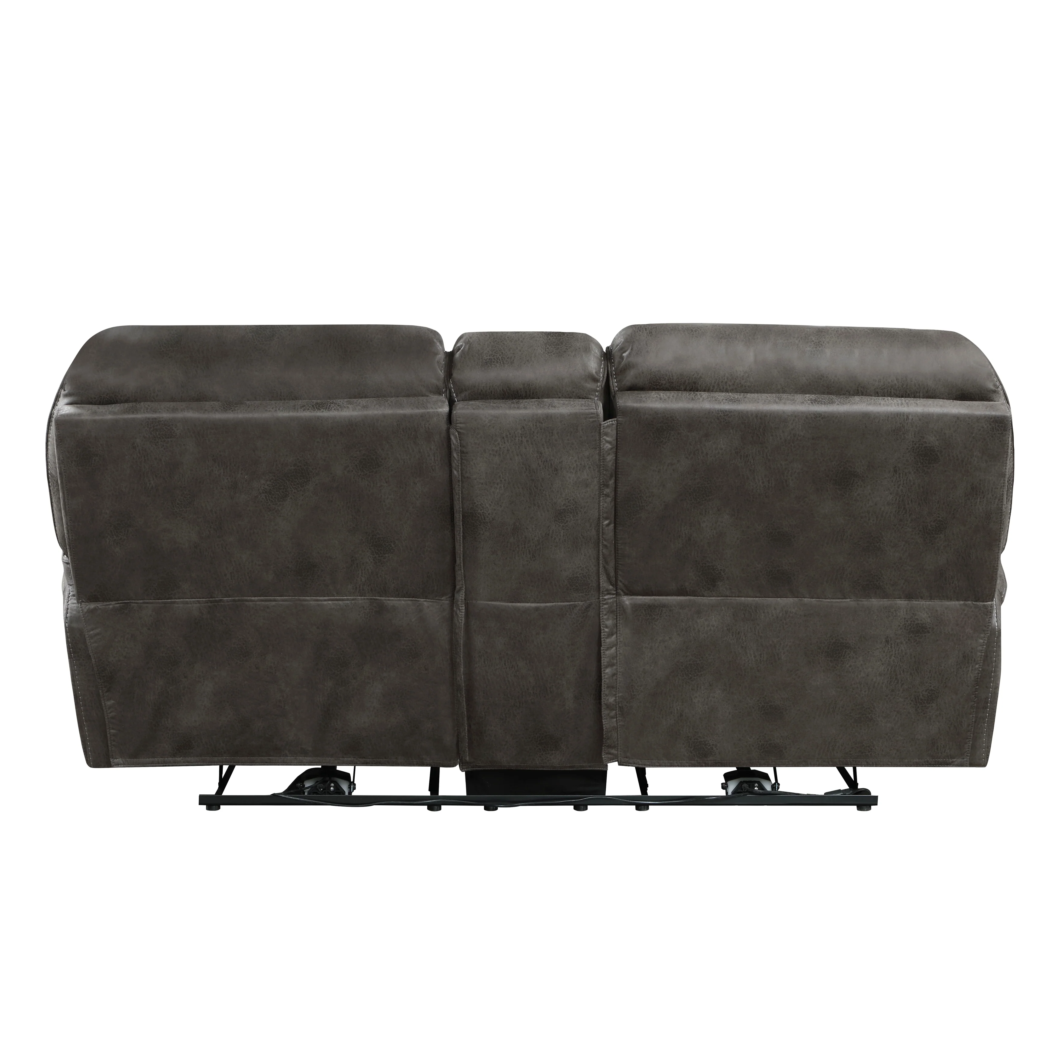 8517GRY-2PW - Power Double Reclining Love Seat with Center Console - Image 3