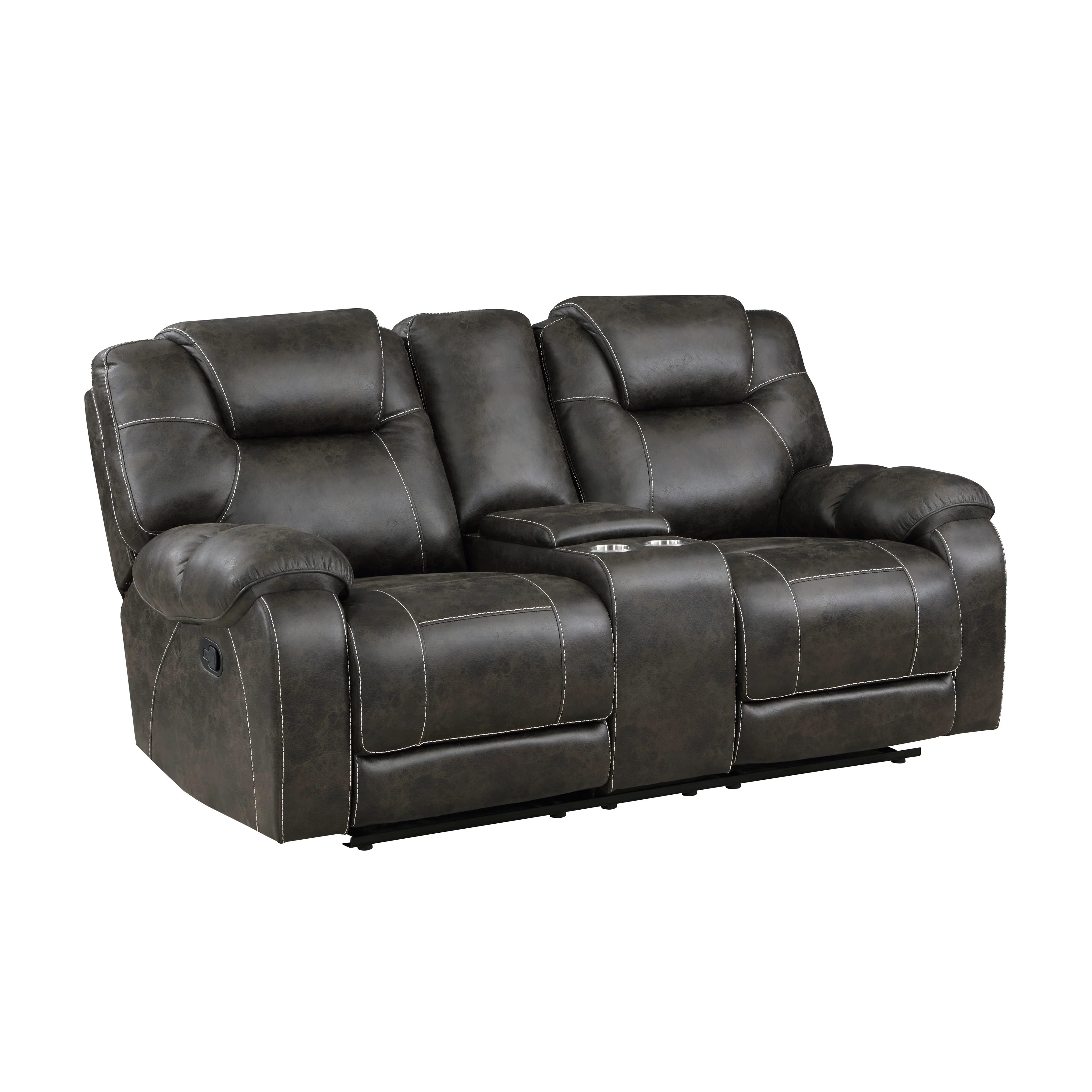 8560PM-2 - Double Reclining Love Seat with Center Console - Image 2