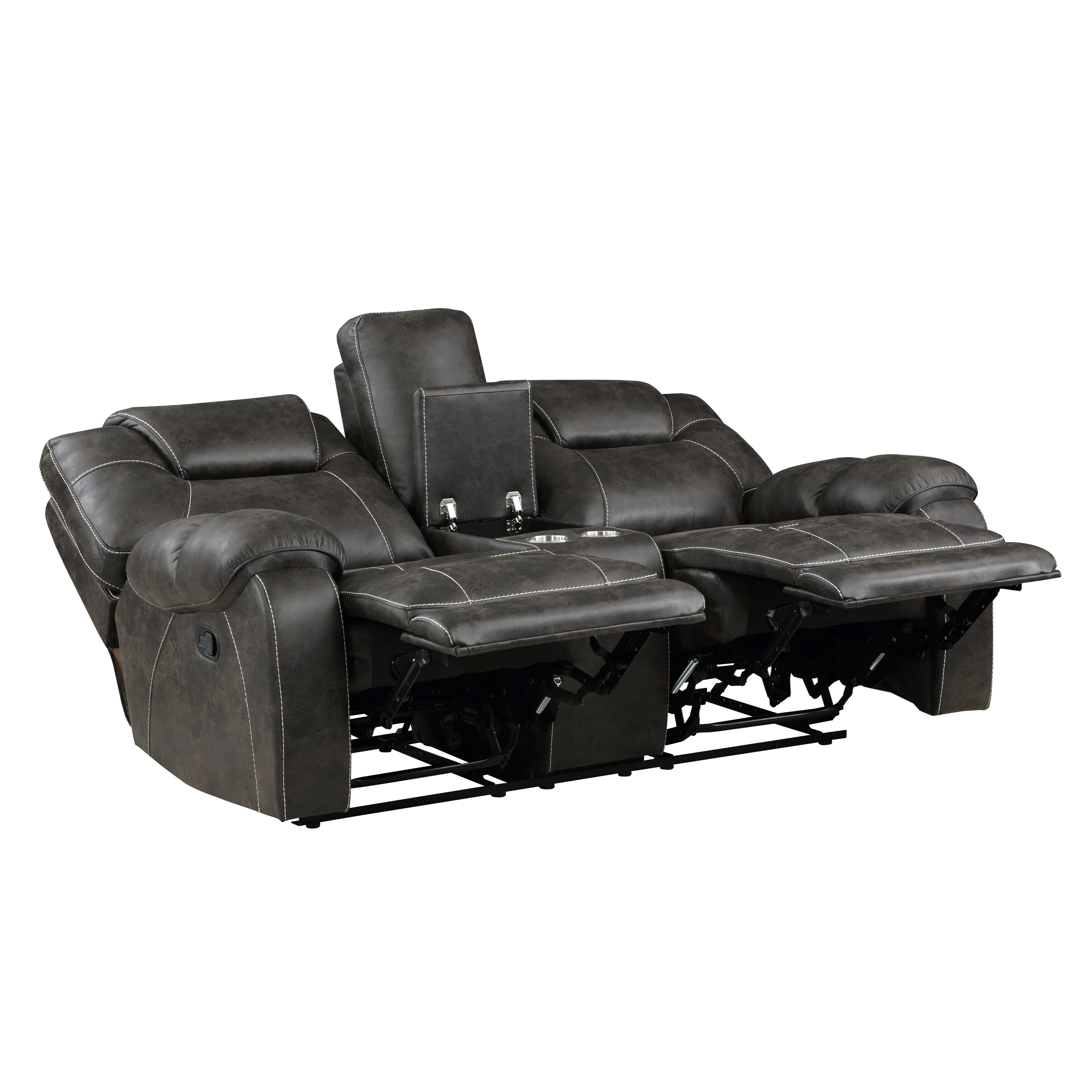 8560PM-2 - Double Reclining Love Seat with Center Console - Image 4