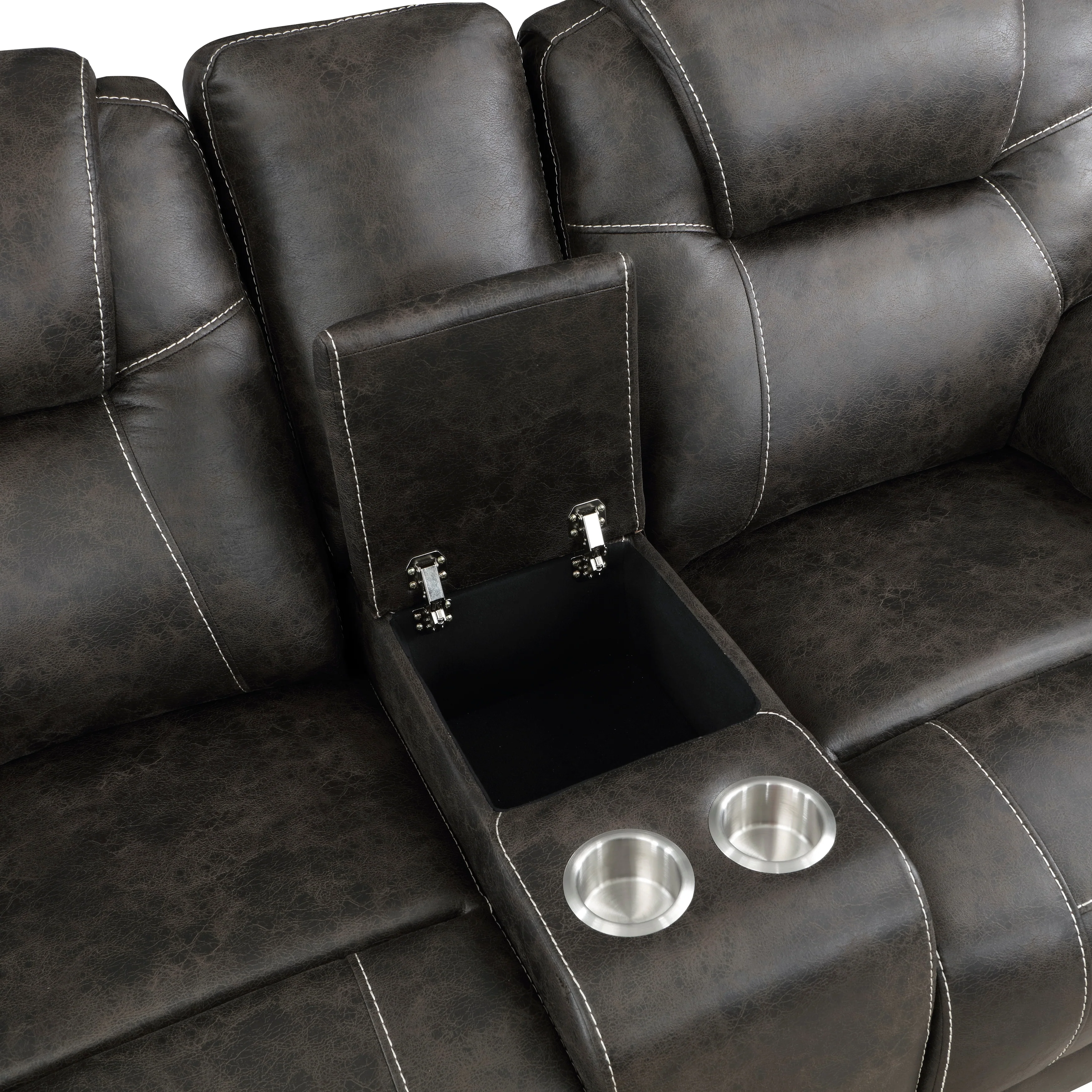 8560PM-2 - Double Reclining Love Seat with Center Console - Image 5