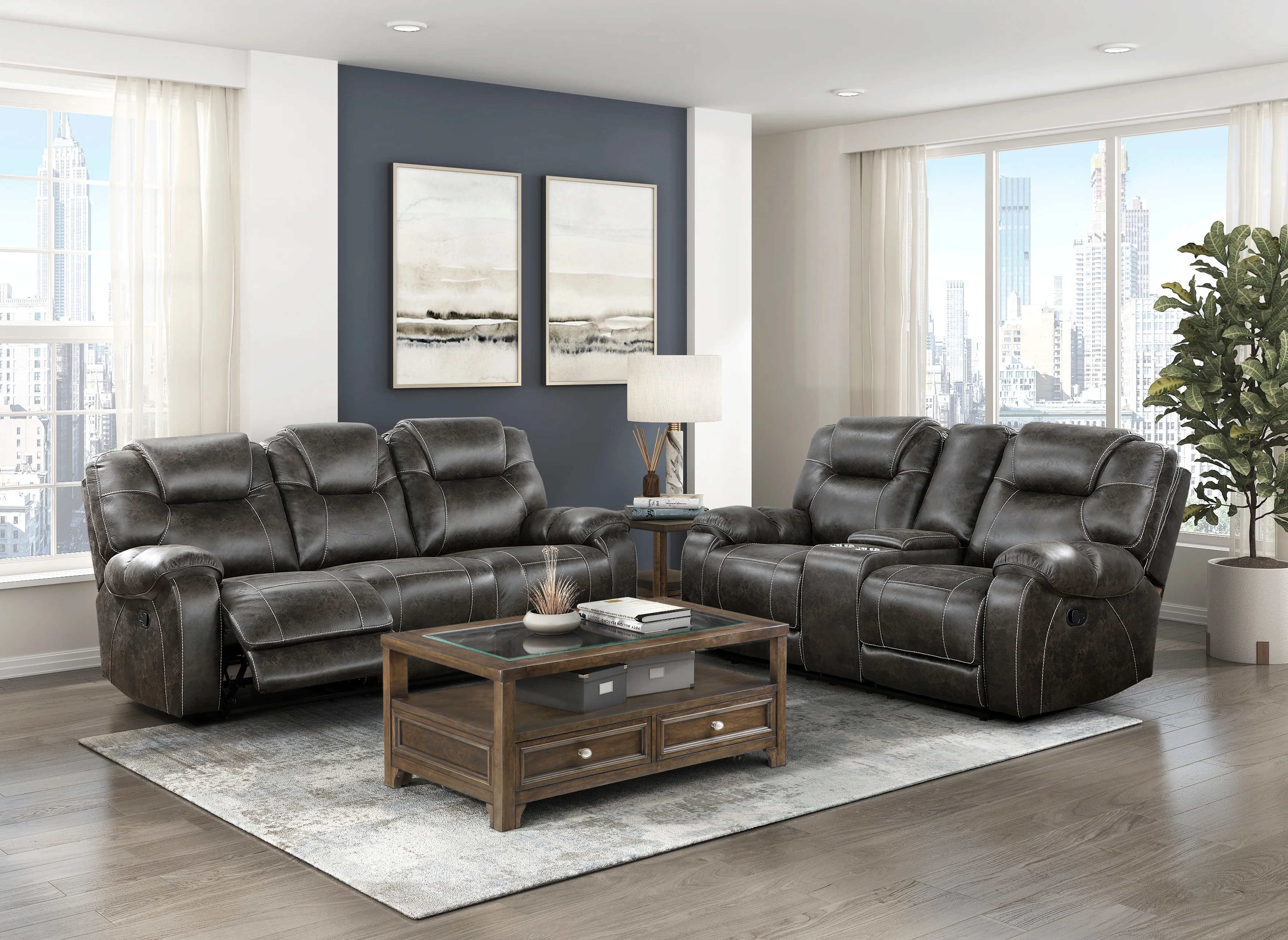 8560PM-3 - Double Reclining Sofa - Image 5
