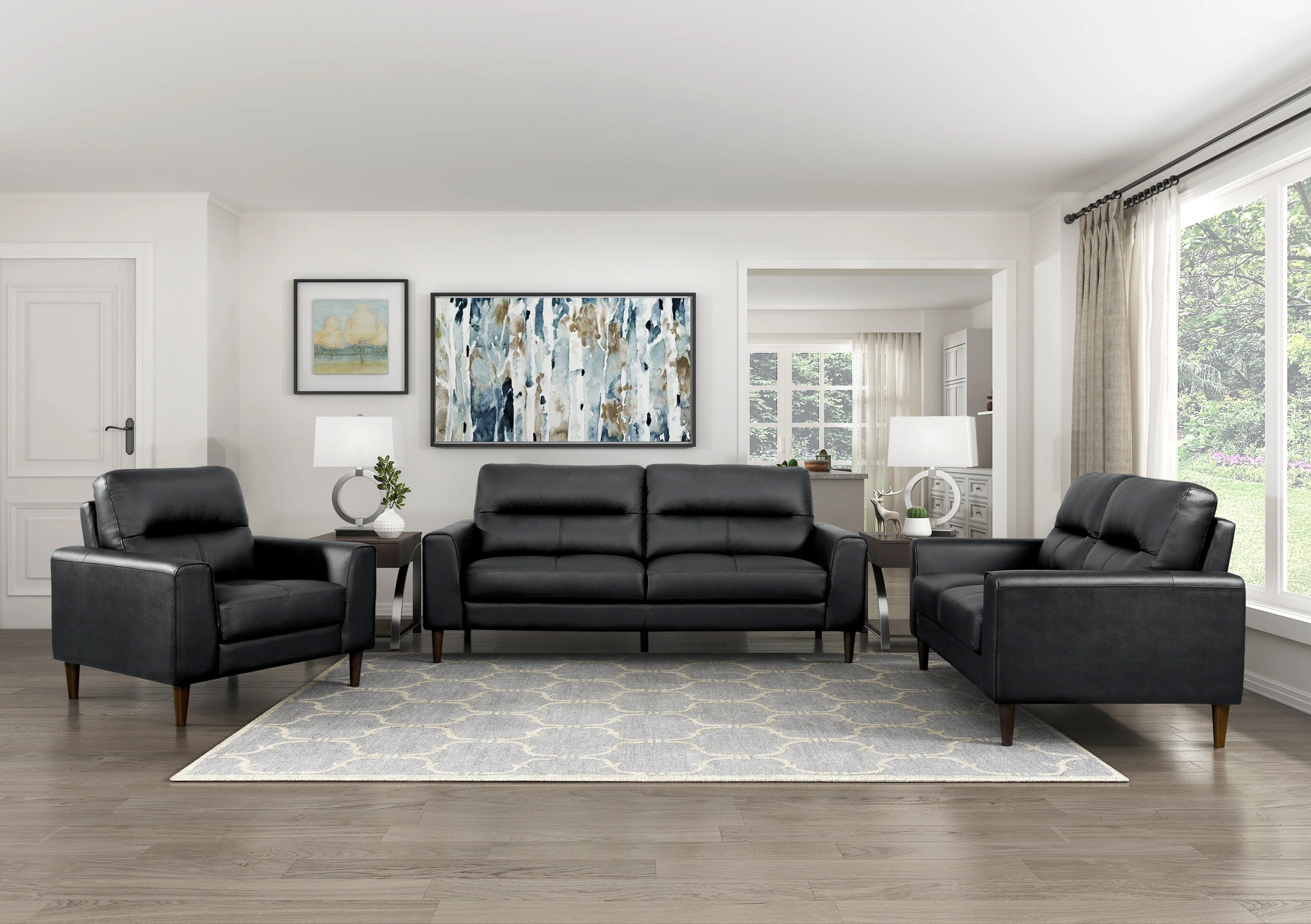 8566BLK-3 - Sofa - Image 5