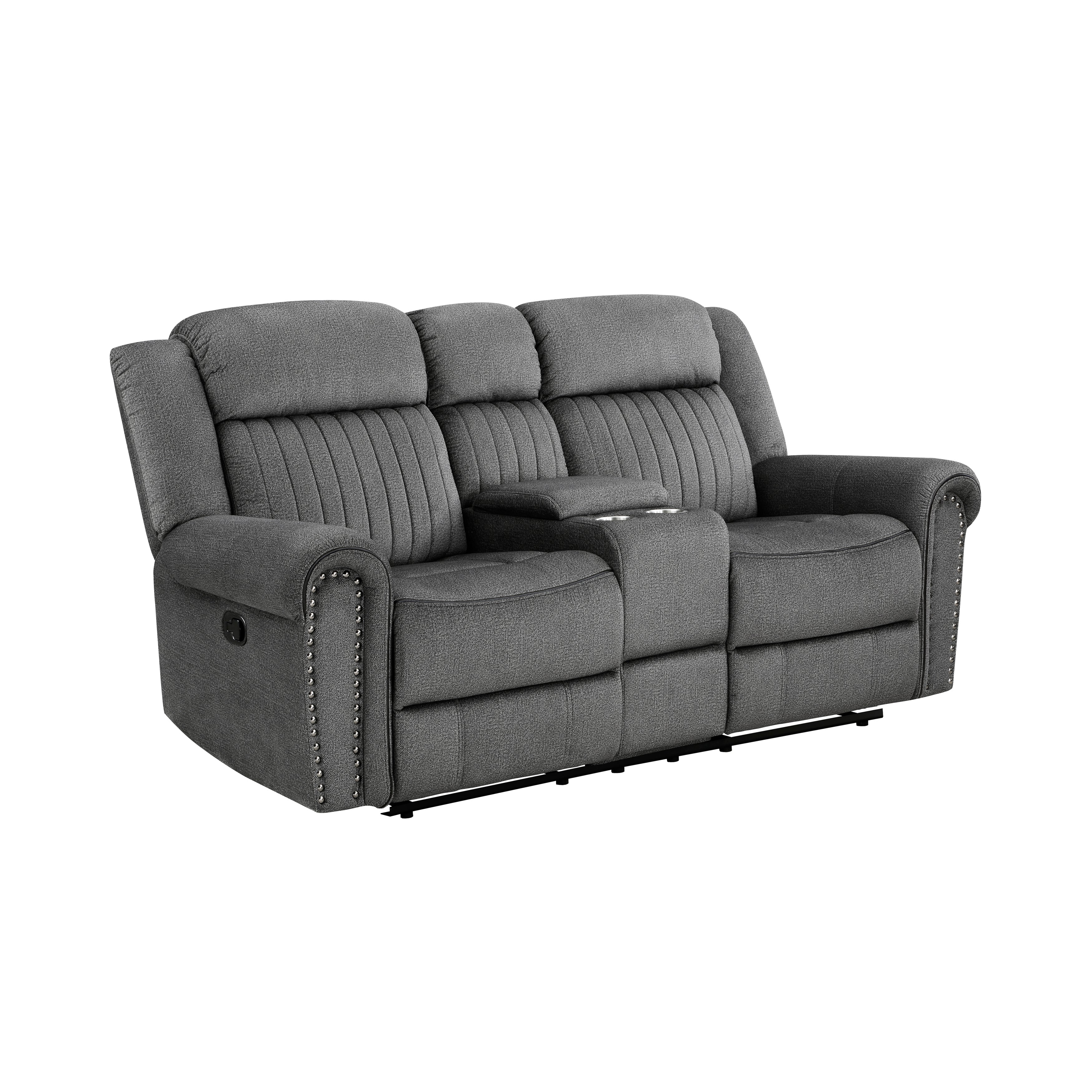 9204CC-2 - Double Reclining Love Seat with Center Console - Image 2