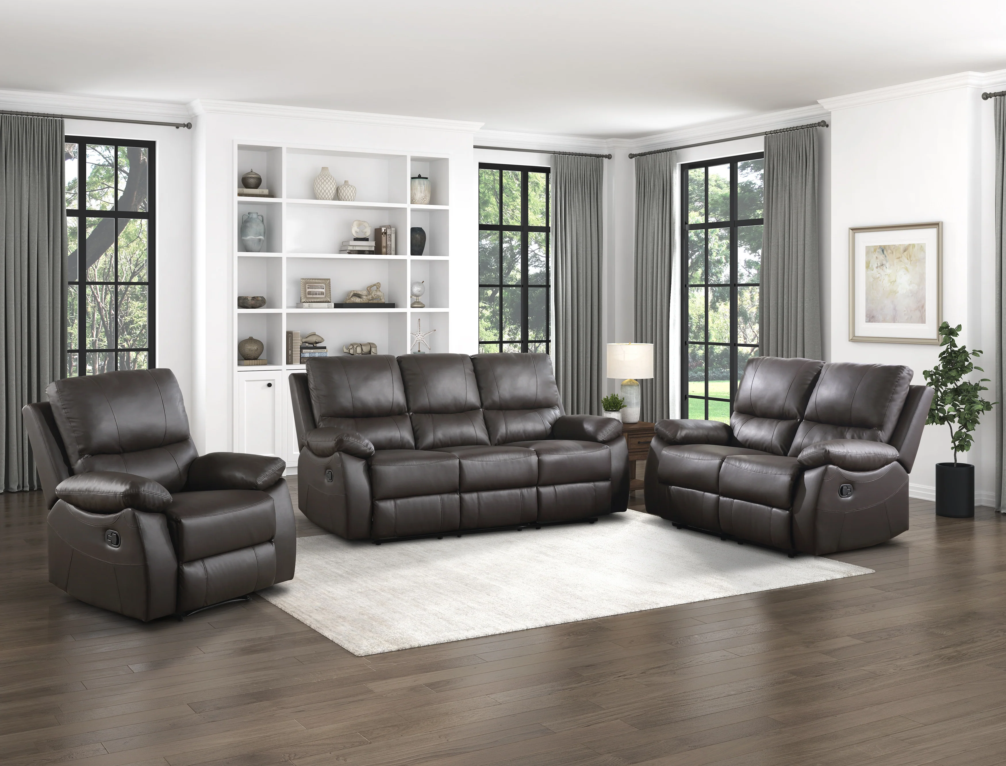 9368BRW-1 - Reclining Chair - Image 5