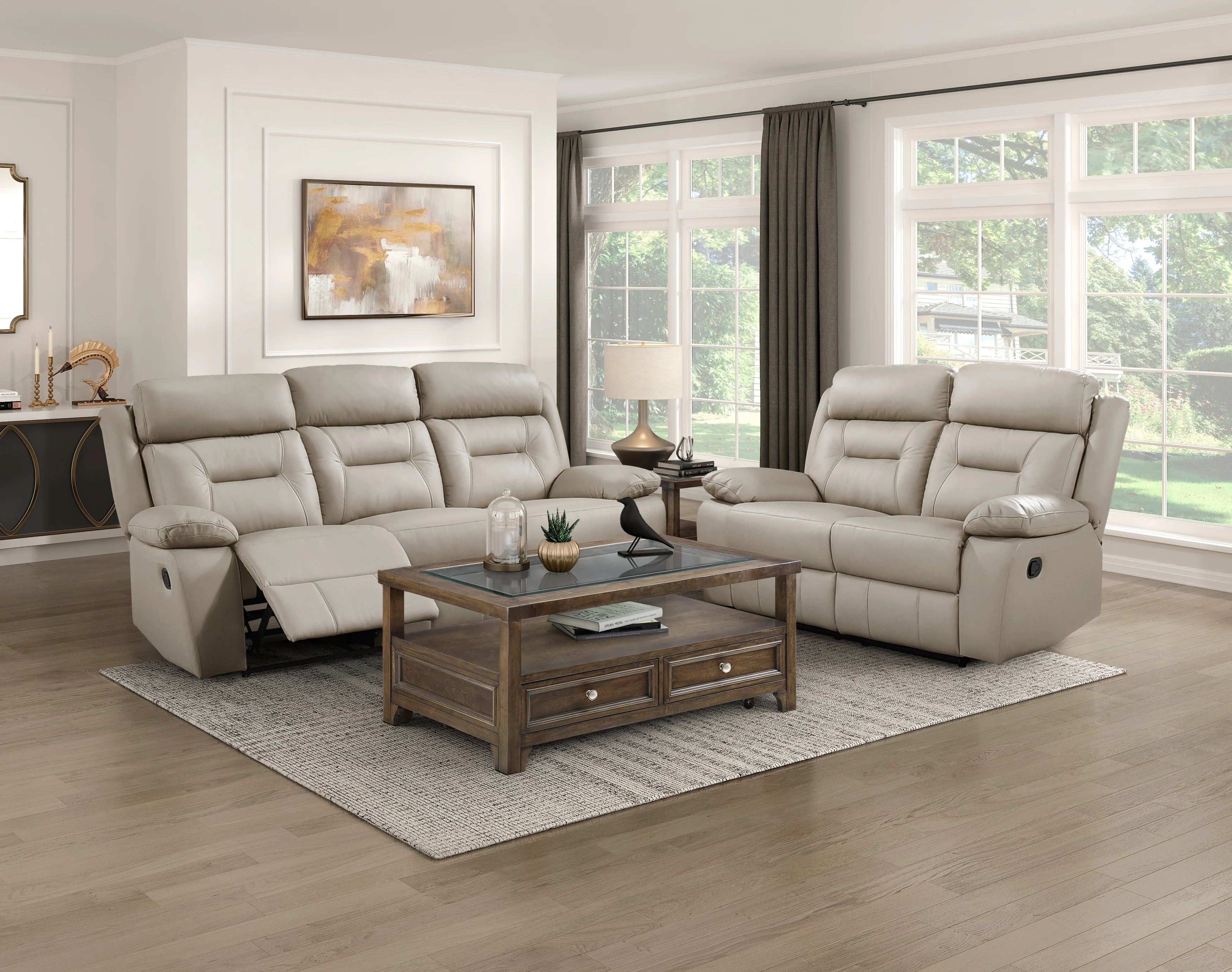 9629LTE-3 - Double Reclining Sofa - Image 5