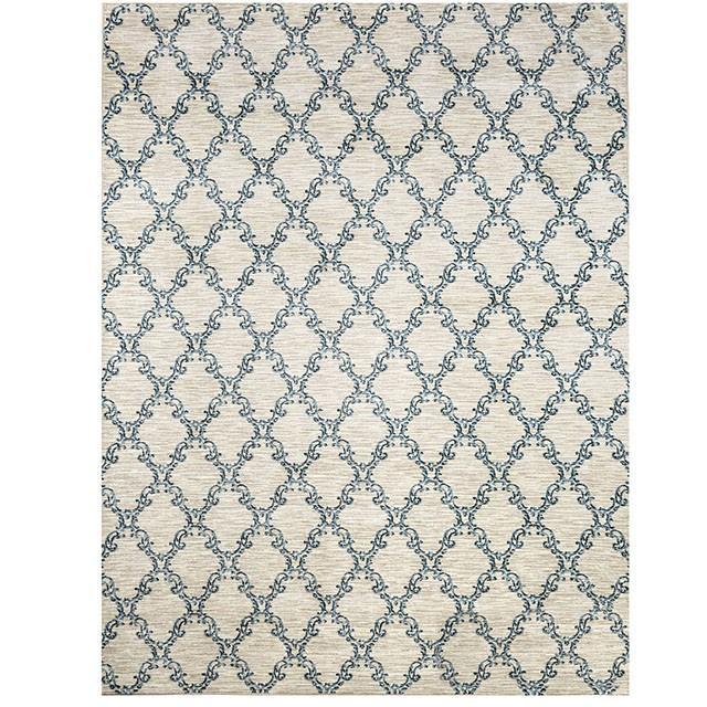 Acanthus Light Gray/Blue Small & Medium 5' X 8' Area Rug - Image 2