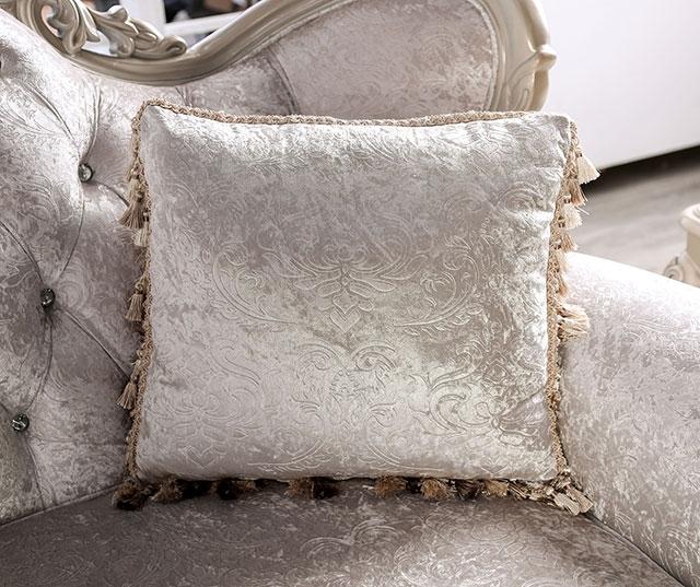 Acapulco White & Espresso Loveseat - Image 10