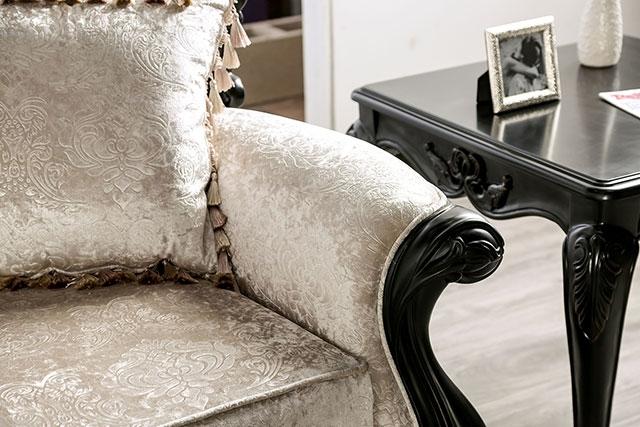 Acapulco White & Espresso Sofa - Image 18