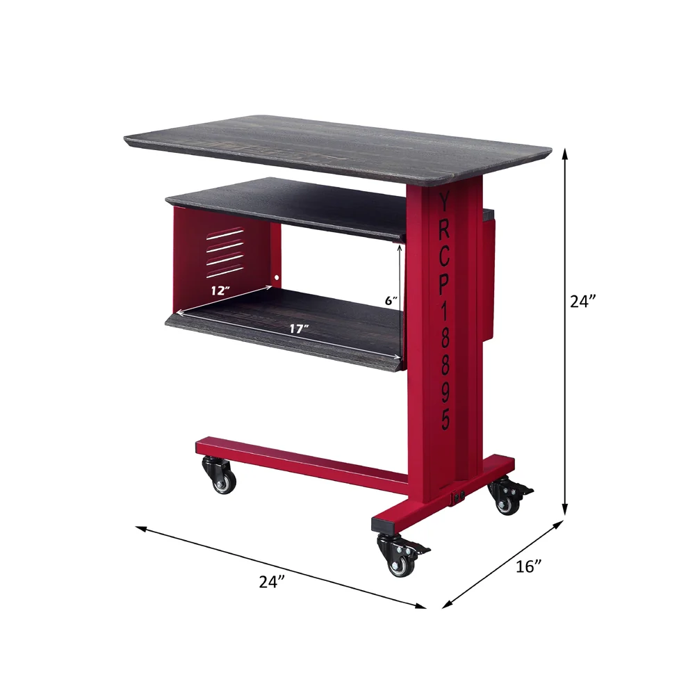 Accent Table w/Wall Shelf - Image 4