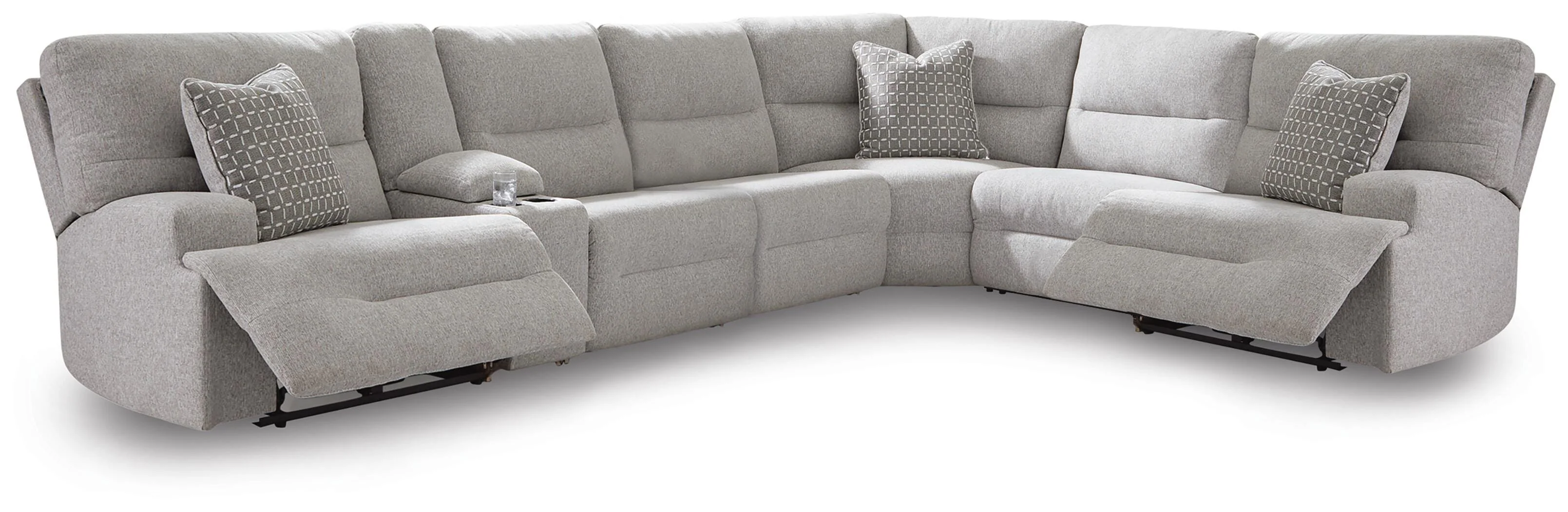 Acklen Place Power Sectional Reclining Sofa with Storage Console - Image 36