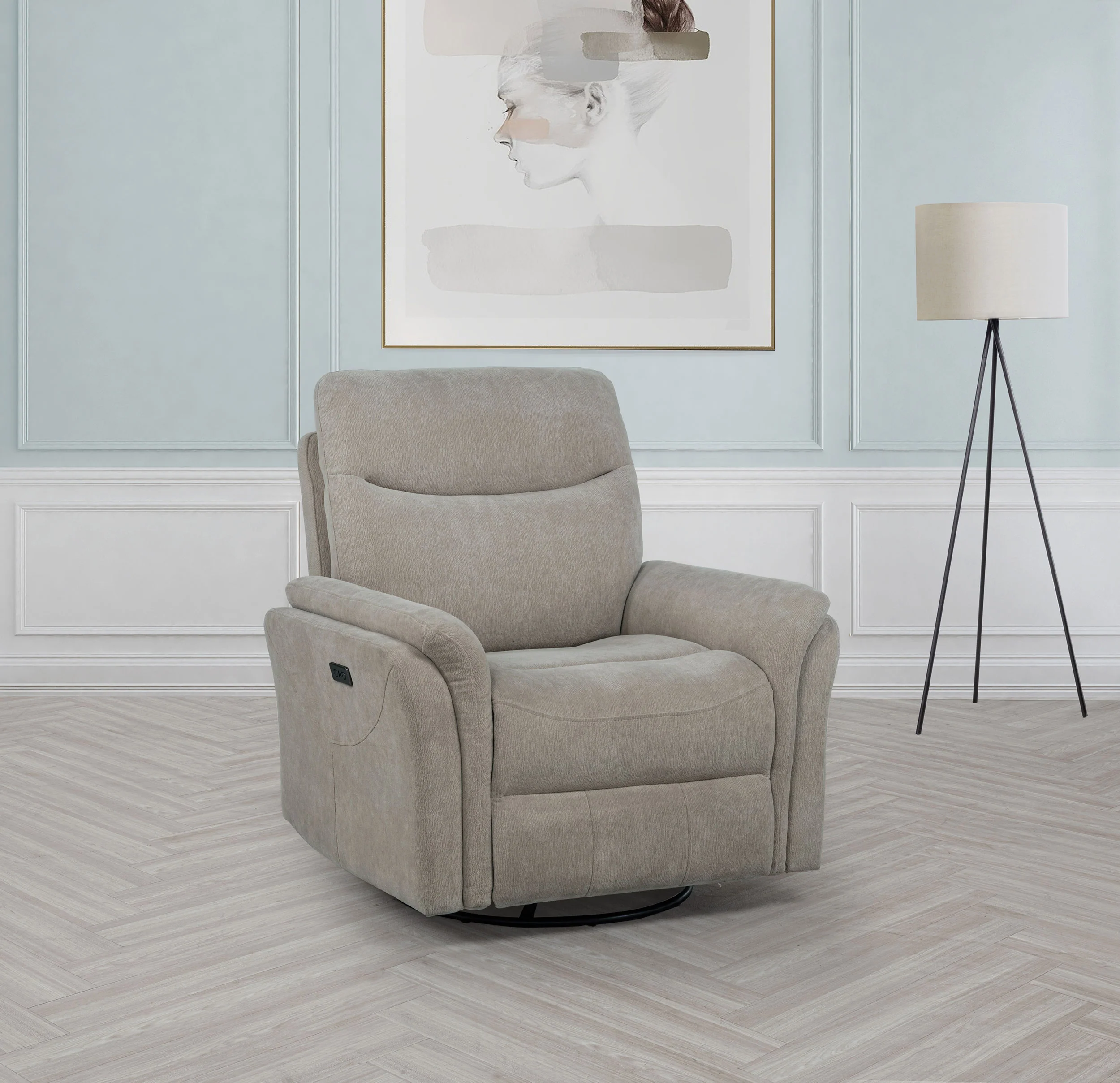 Adler Power Swivel Glider Recliner - Image 2