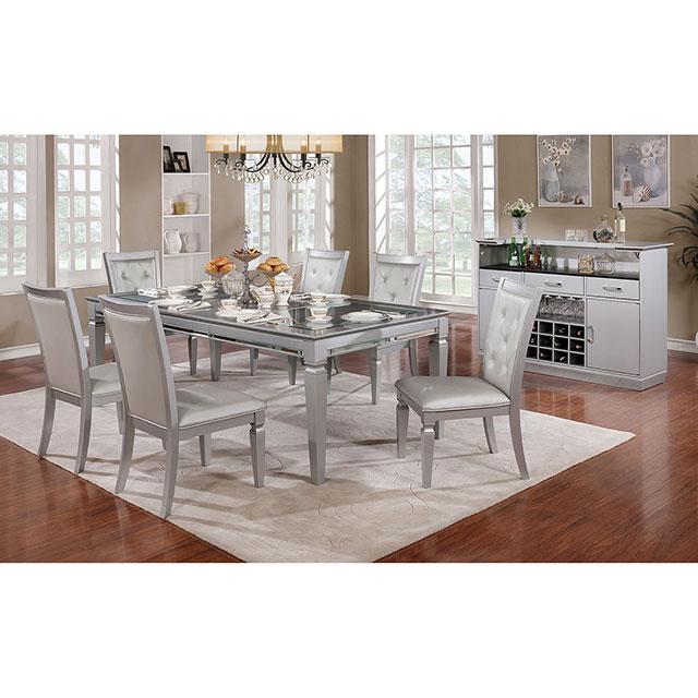Alena Silver Dining Table - Image 3