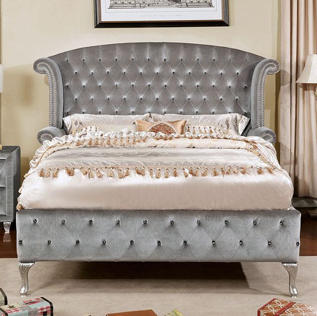 Alzir Gray Queen Bed - Image 5