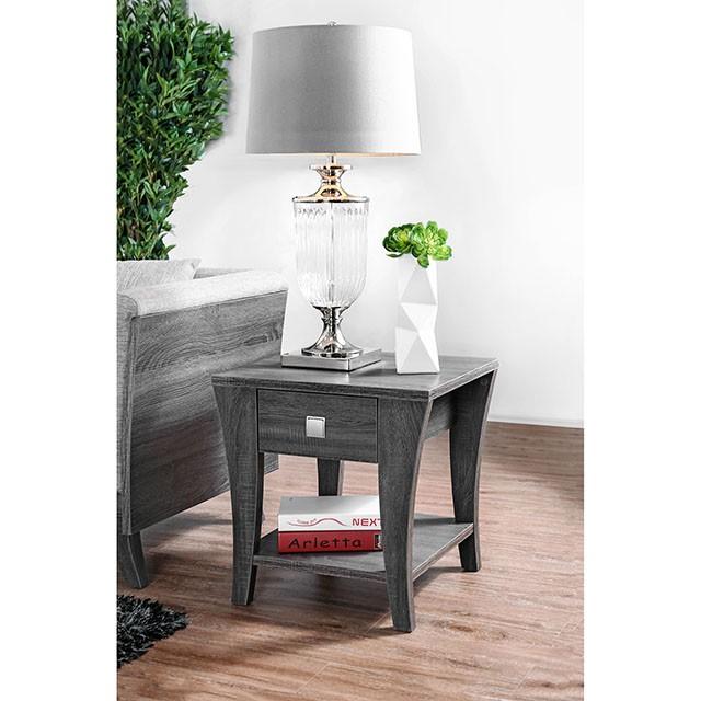 Amity Gray End Table - Image 2