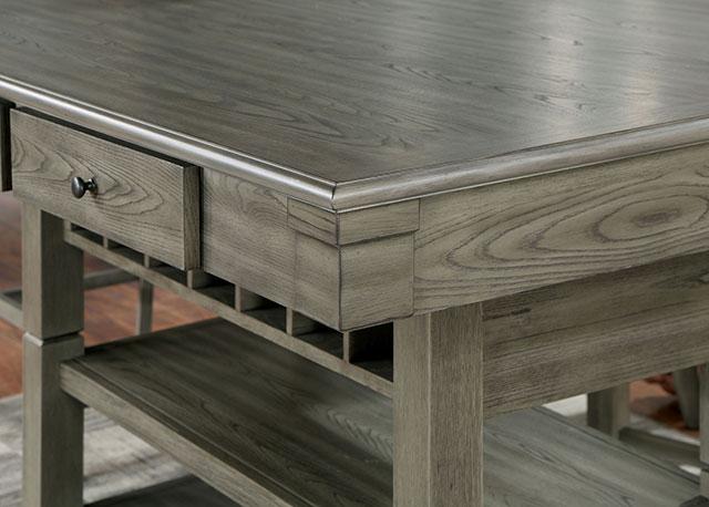 ANAYA Counter Ht. Table, Gray - Image 4