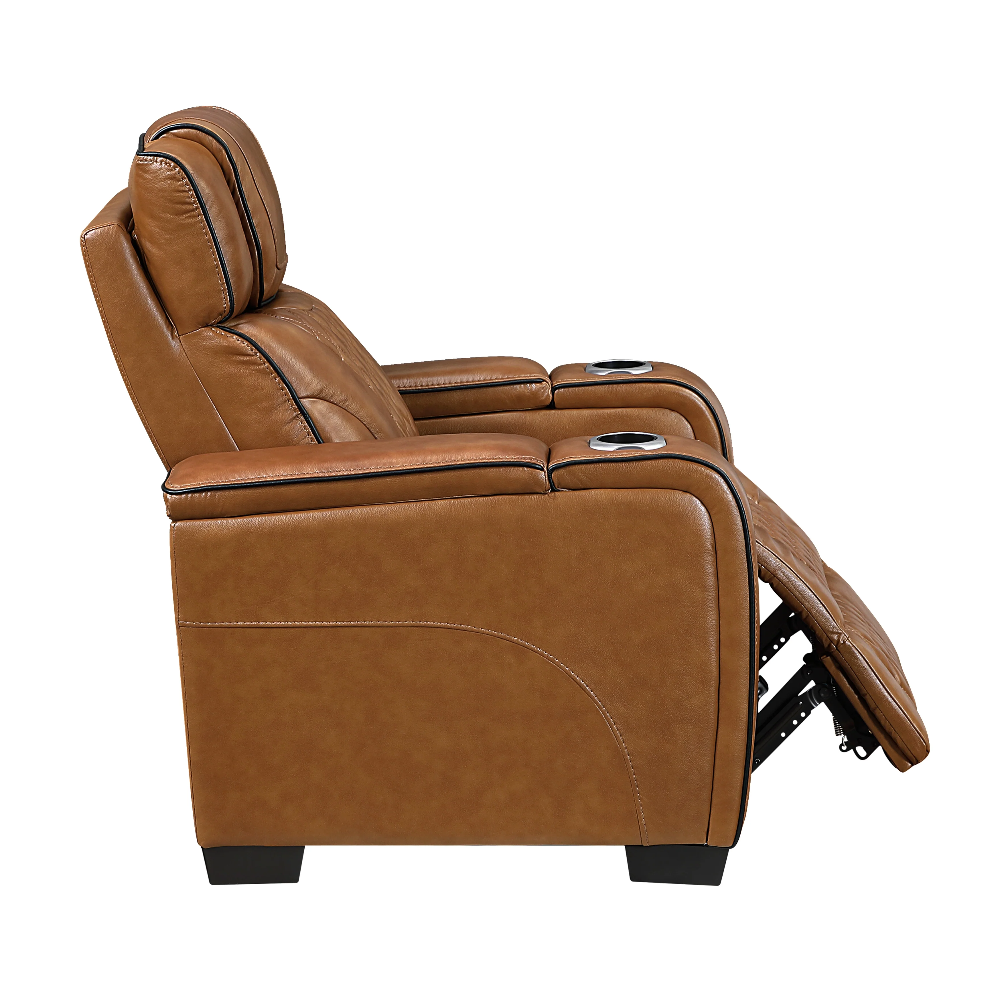 Apex Power Reclining Chair With Power Headrest, Storage Arms With Cup Holders, Air Massage And Heat, LED Lighting And Charging Ports - Image 10
