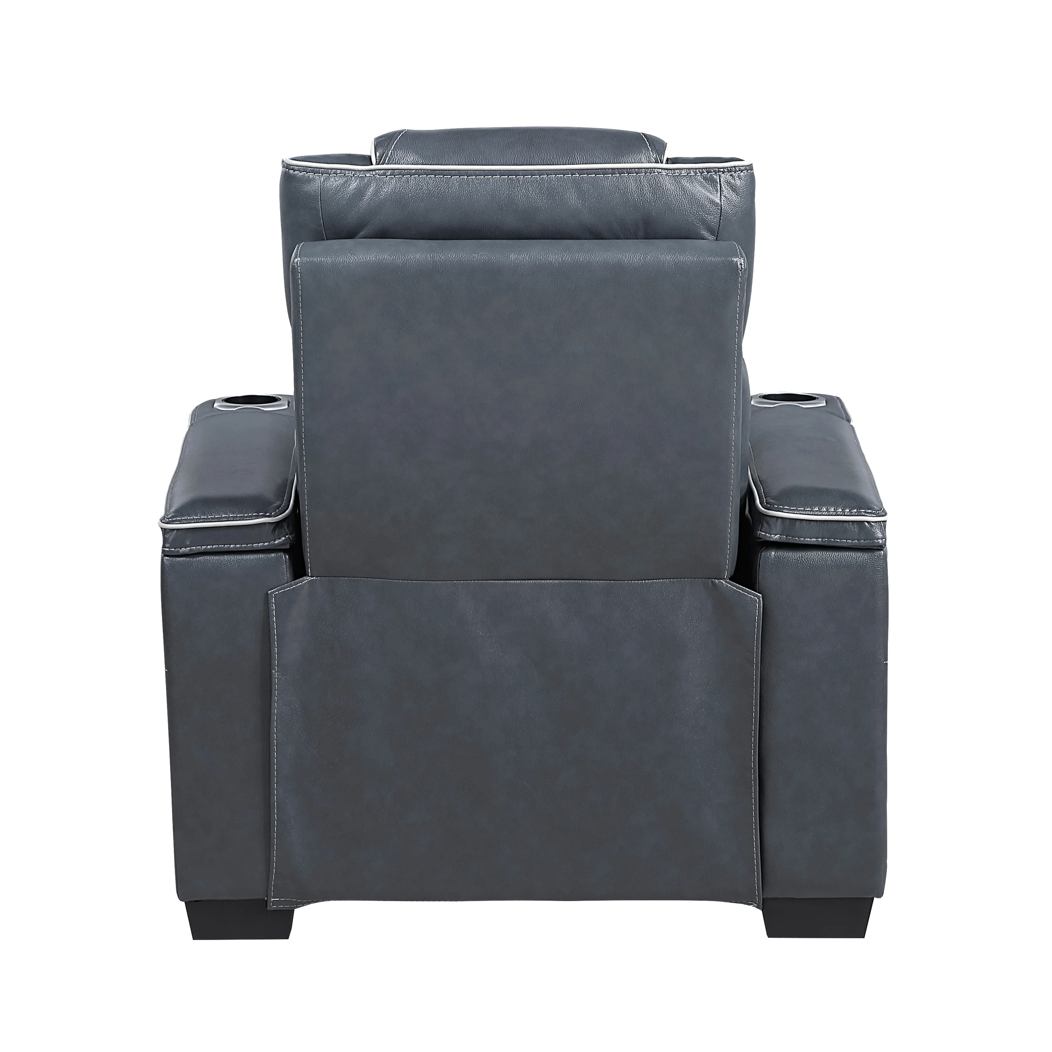 Apex Power Reclining Chair With Power Headrest, Storage Arms With Cup Holders, Air Massage And Heat, LED Lighting And Charging Ports - Image 14