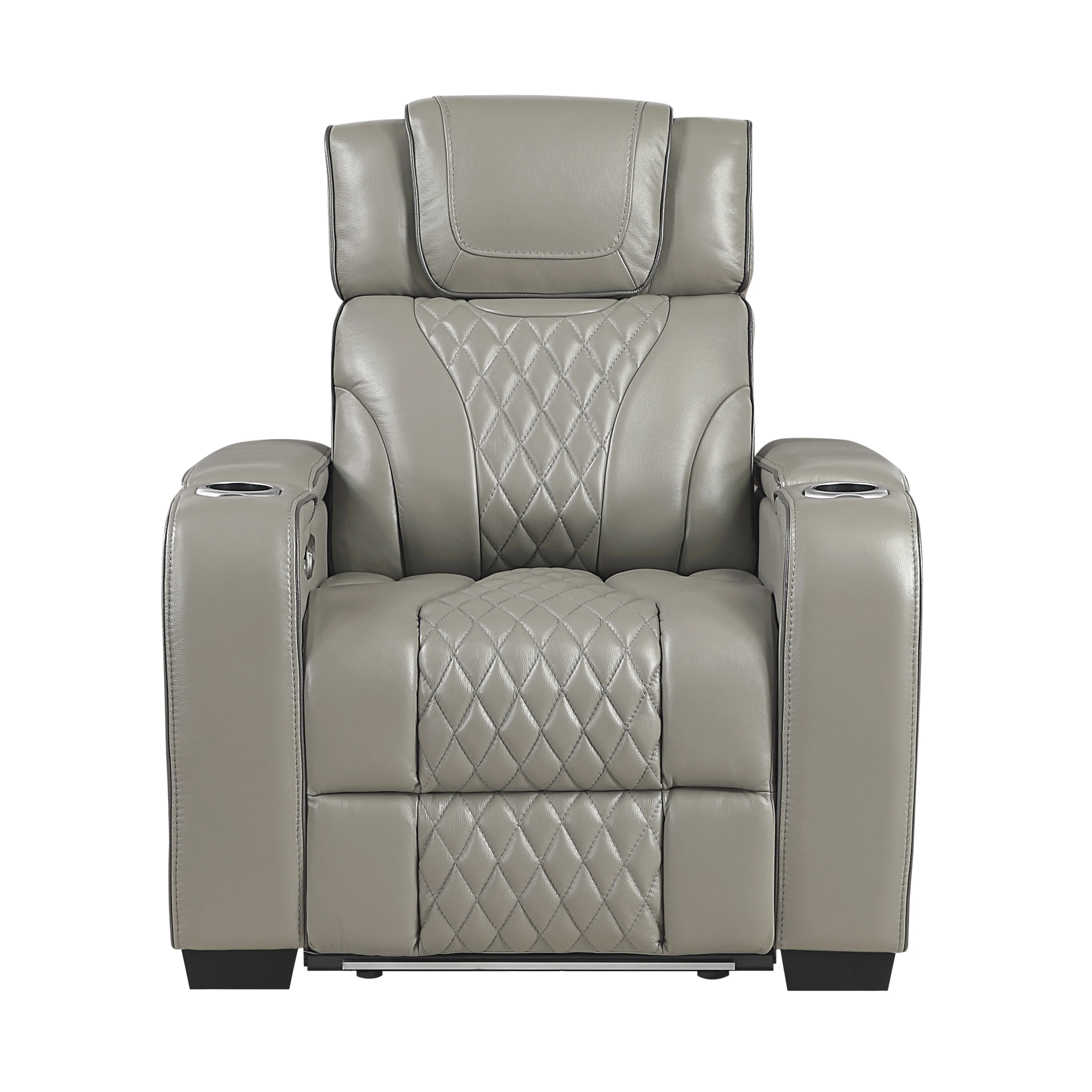 Apex Power Reclining Chair With Power Headrest, Storage Arms With Cup Holders, Air Massage And Heat, LED Lighting And Charging Ports - Image 16