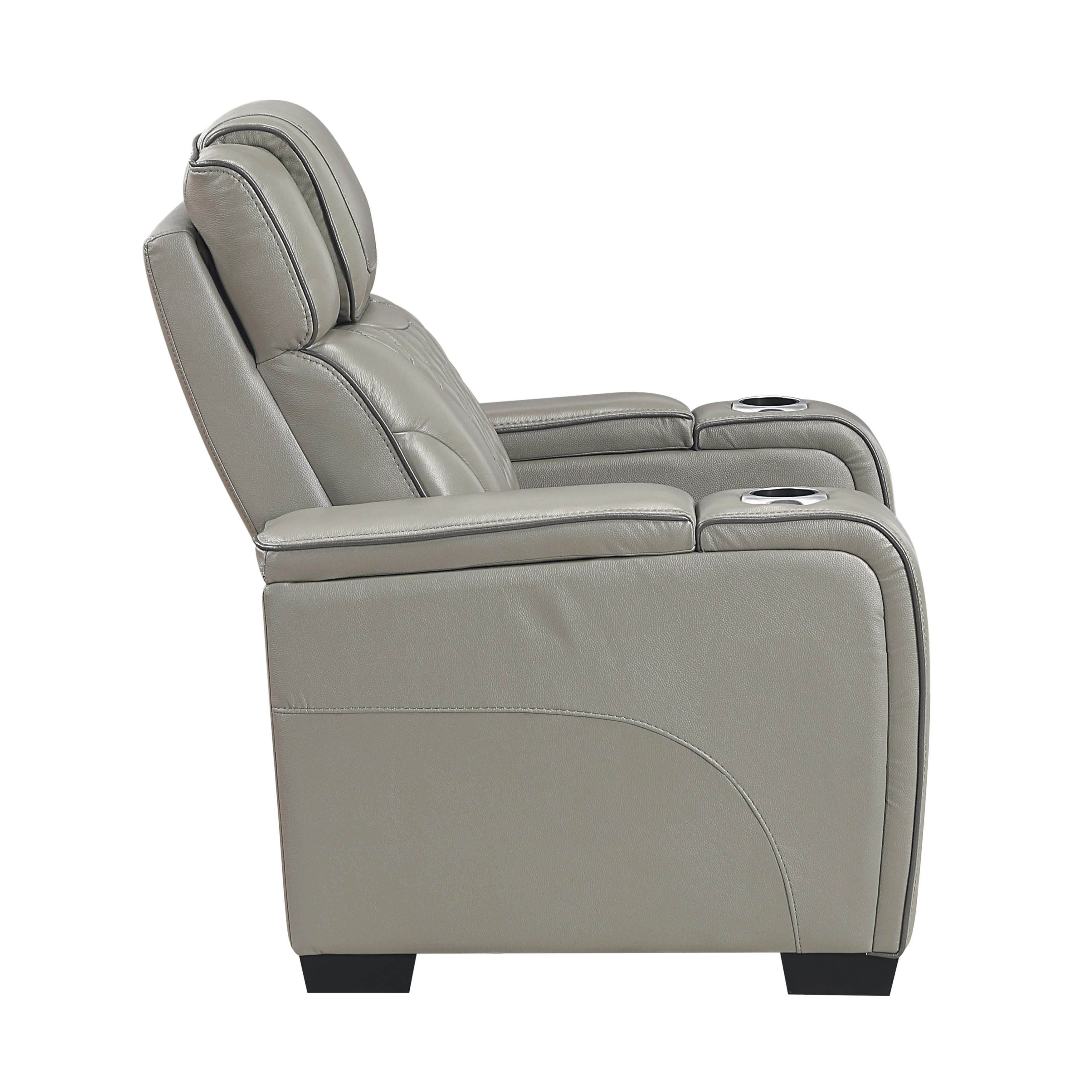 Apex Power Reclining Chair With Power Headrest, Storage Arms With Cup Holders, Air Massage And Heat, LED Lighting And Charging Ports - Image 18