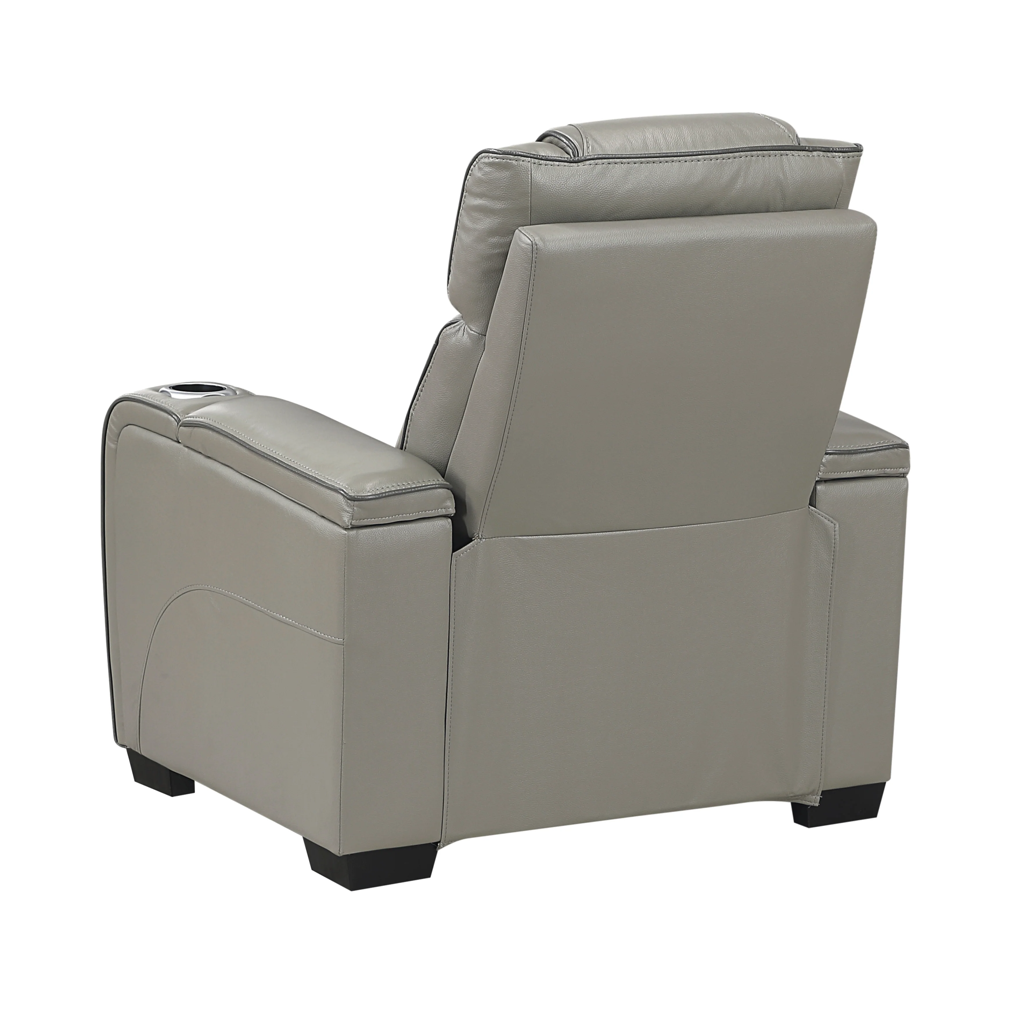 Apex Power Reclining Chair With Power Headrest, Storage Arms With Cup Holders, Air Massage And Heat, LED Lighting And Charging Ports - Image 19