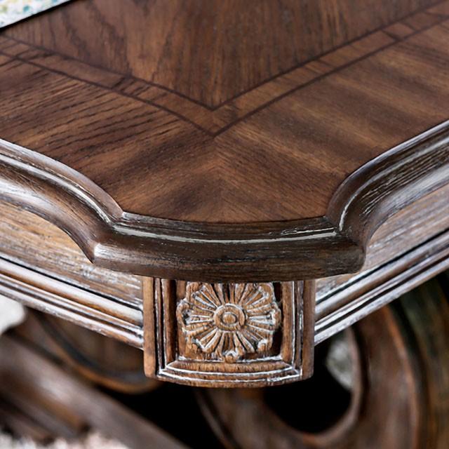 ARCADIA Rustic Natural Tone, Ivory Dining Table - Image 6