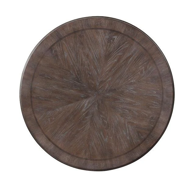 Arcadia Rustic Natural Tone Round Dining Table - Image 3