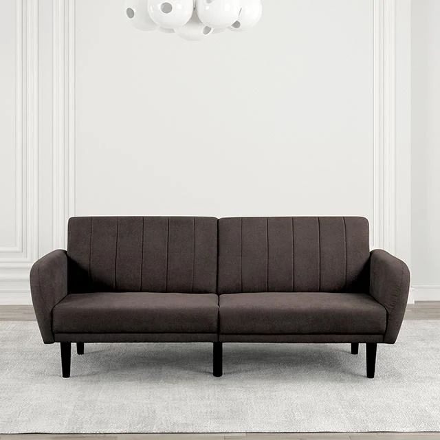 Aristide Futon Sofa Grey & Brown - Image 10