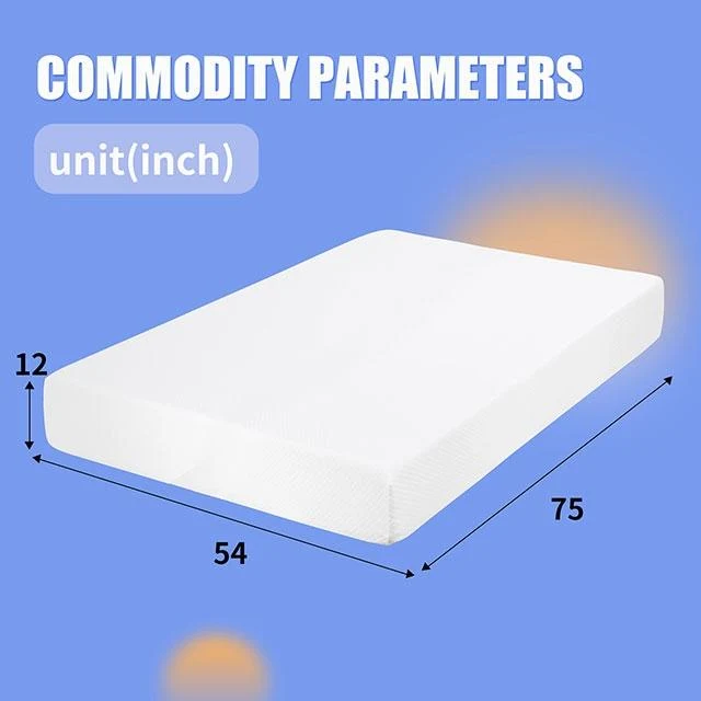 Artemisia 12" Memory Foam Mattress - Image 6