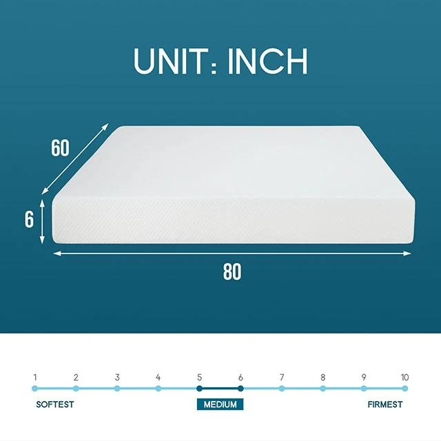 Artemisia 6" Full, Queen, & Twin Memory Foam Mattress - Image 12