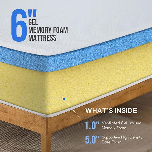 Artemisia 6" Full, Queen, & Twin Memory Foam Mattress - Image 26