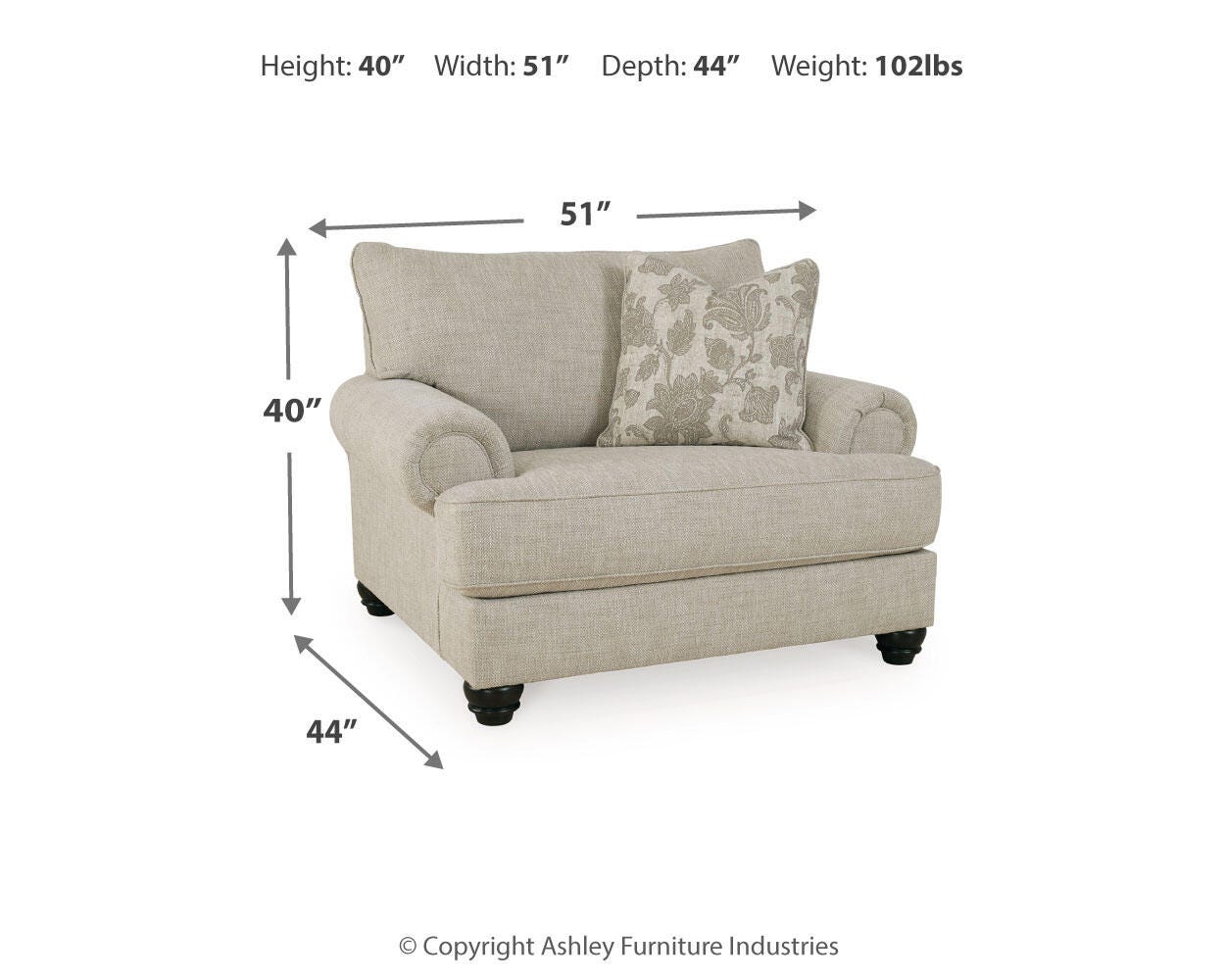 Asanti Oversized Chair - Image 7