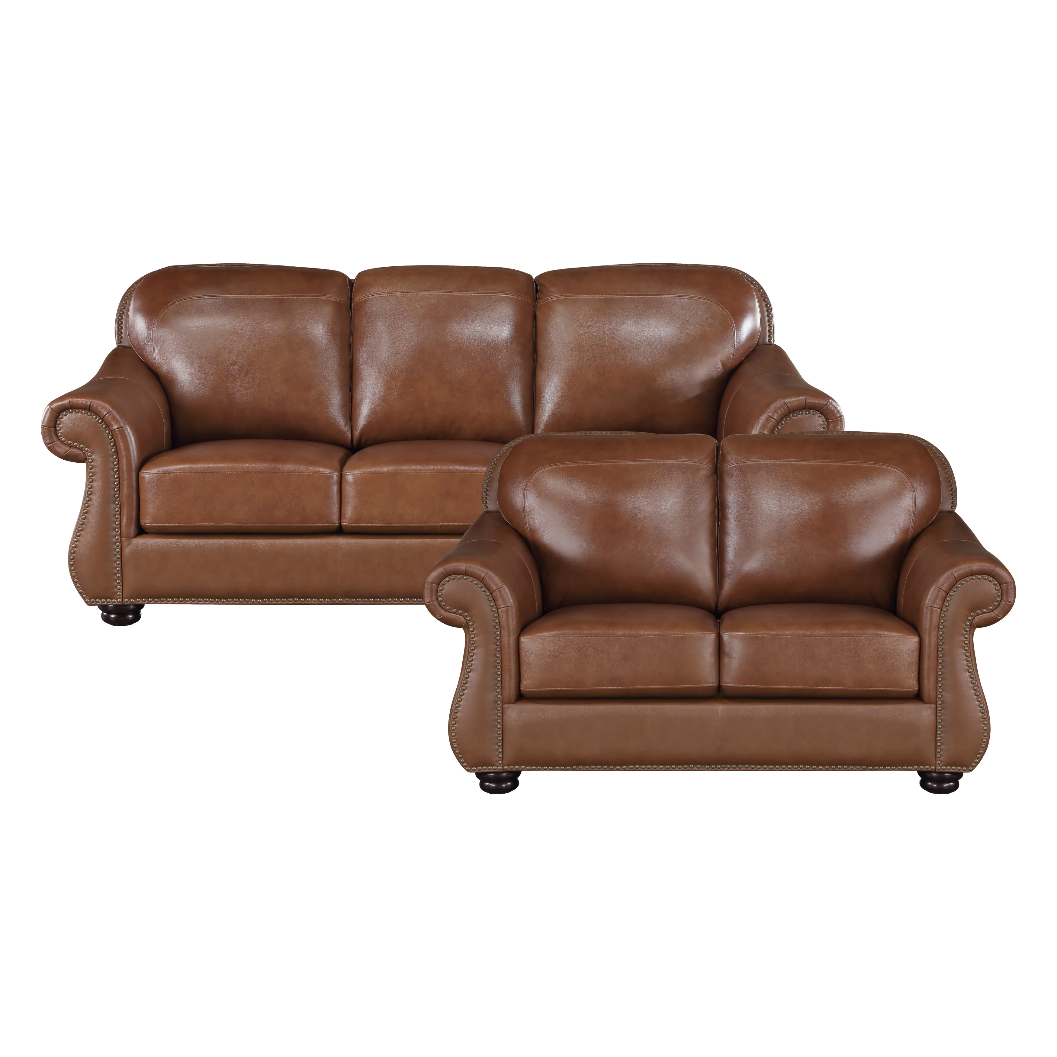 Attleboro 2pc Set: Sofa, Love