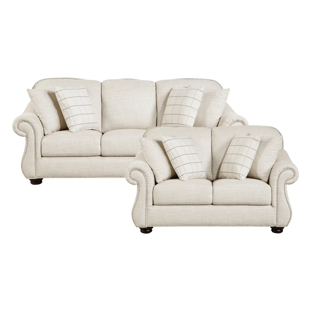 Attleboro 2pc Set: Sofa, Love - Image 10