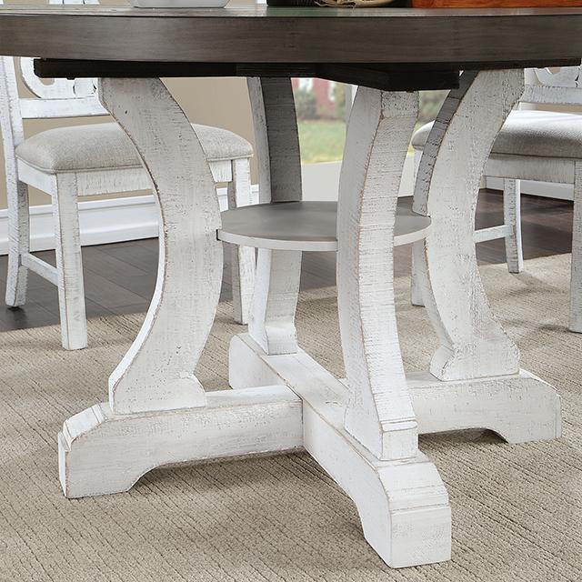 AULETTA Round Dining Table, Gray - Image 3