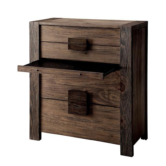 AVEIRO Rustic Natural Tone Chest - Image 3