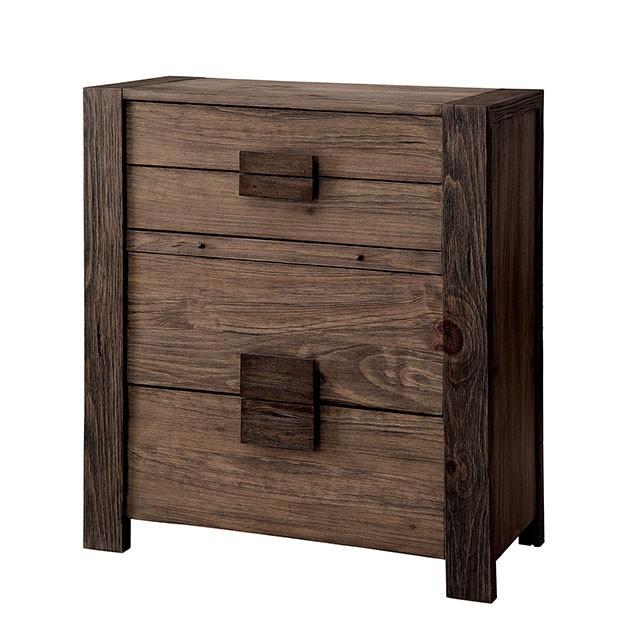 AVEIRO Rustic Natural Tone Chest - Image 4