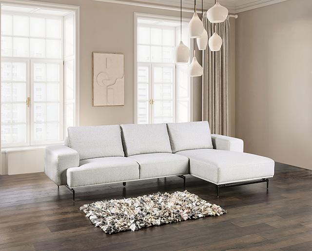 Baerum Sectional, Left & Right Chaise Beige & Gray - Image 18