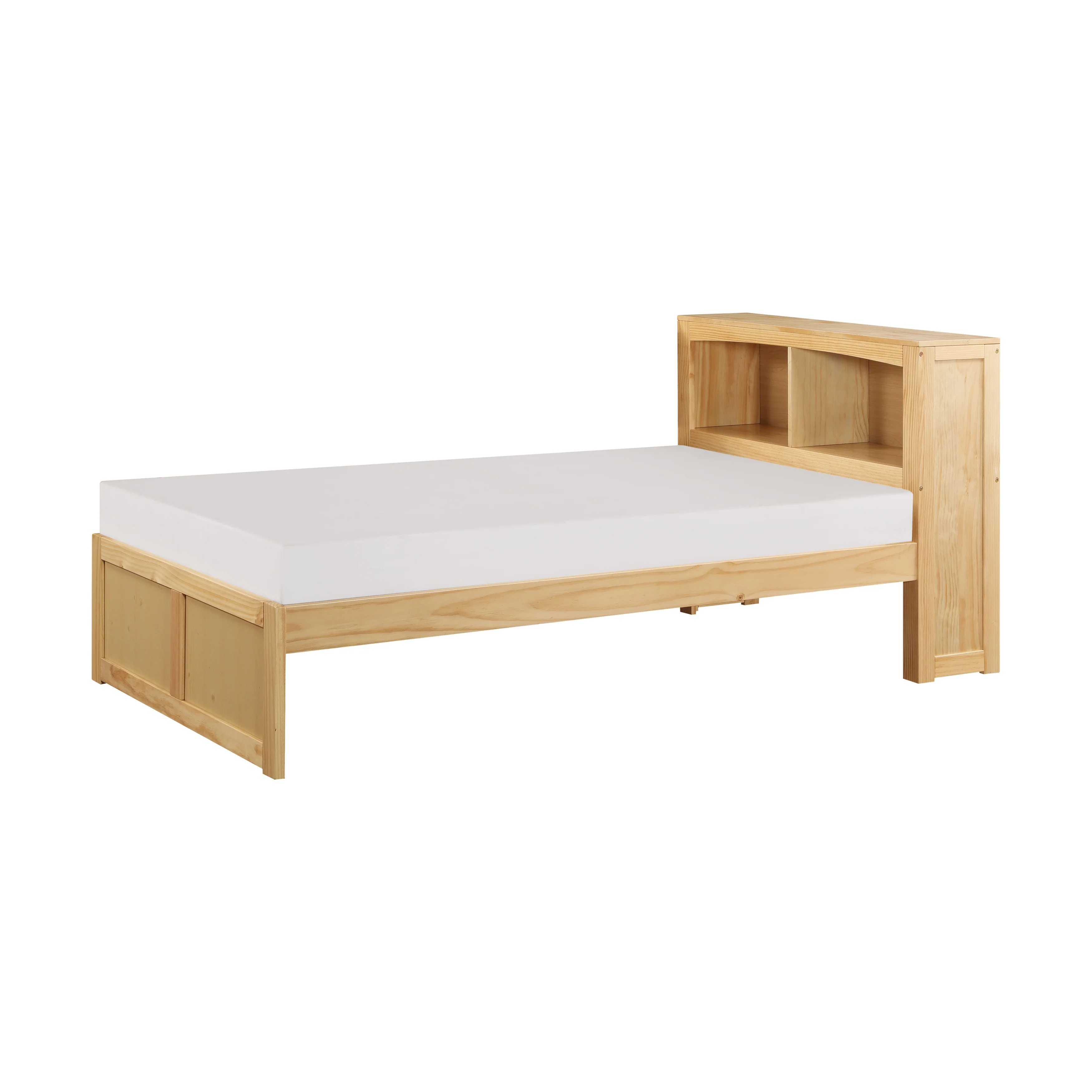 Bartly Twin Bookcase Platform Bed