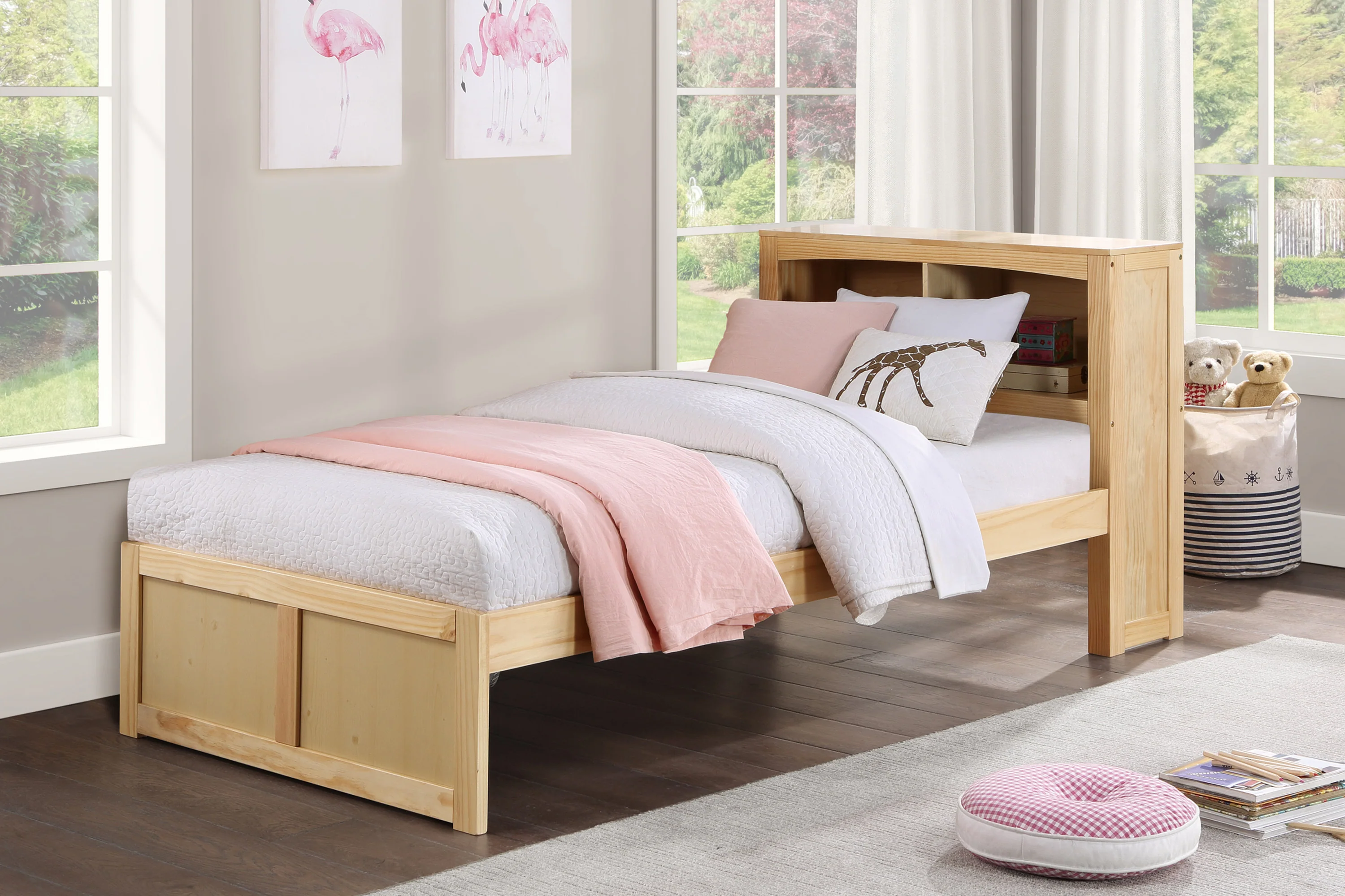 Bartly Twin Bookcase Platform Bed - Image 3