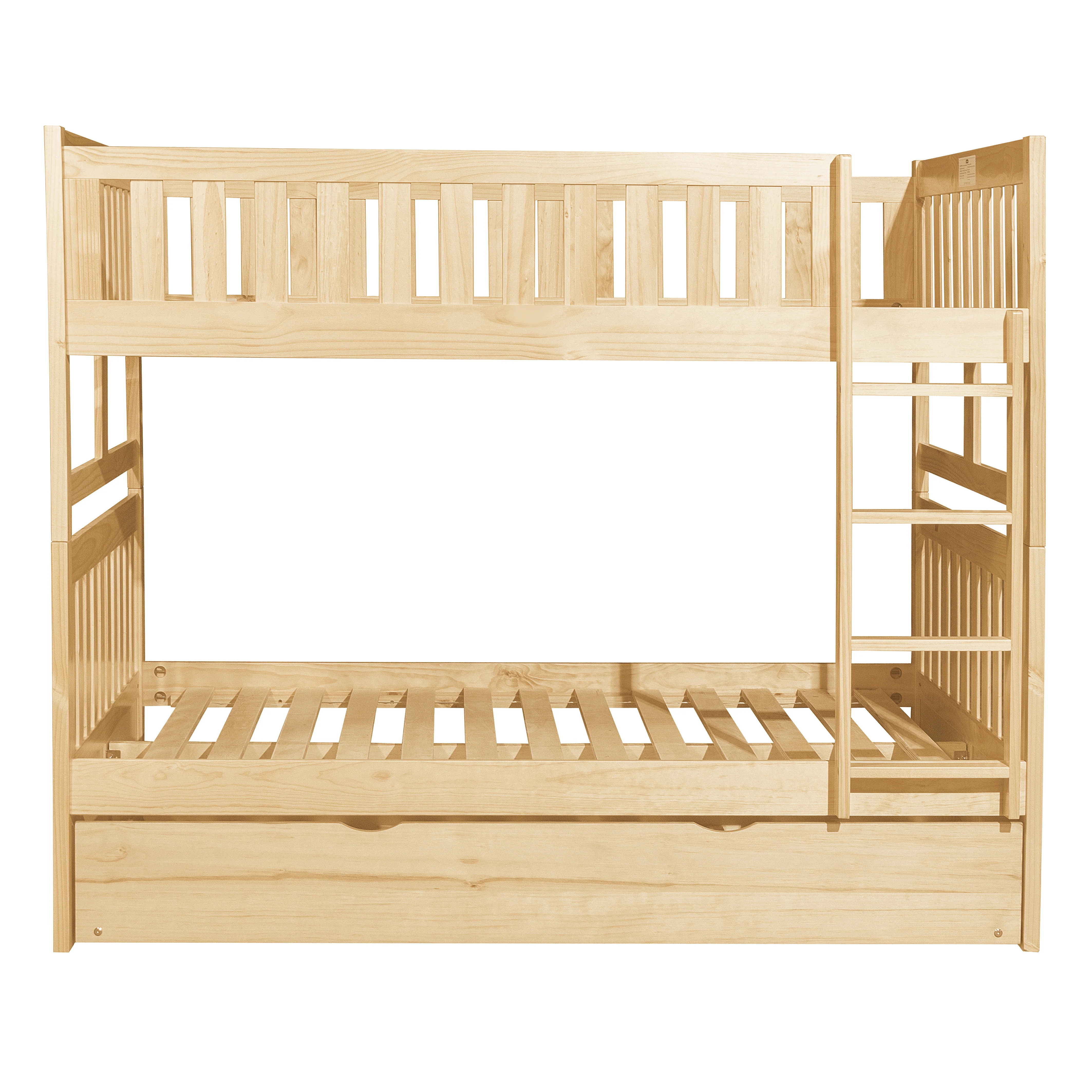 Bartly Full/Full Bunk Bed With Twin Trundle - Image 2