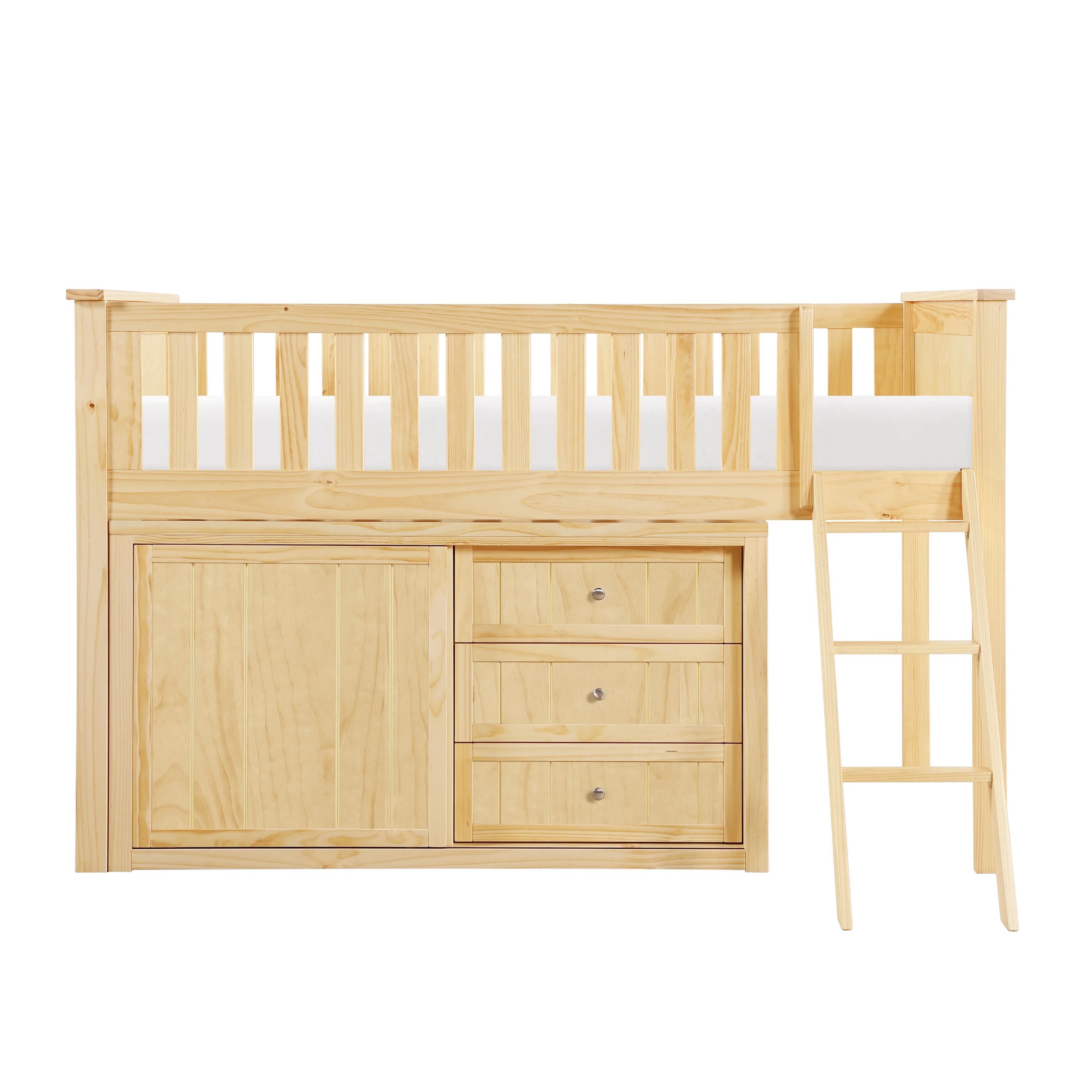Bartly Low Loft Bunk With Dresser - Image 3