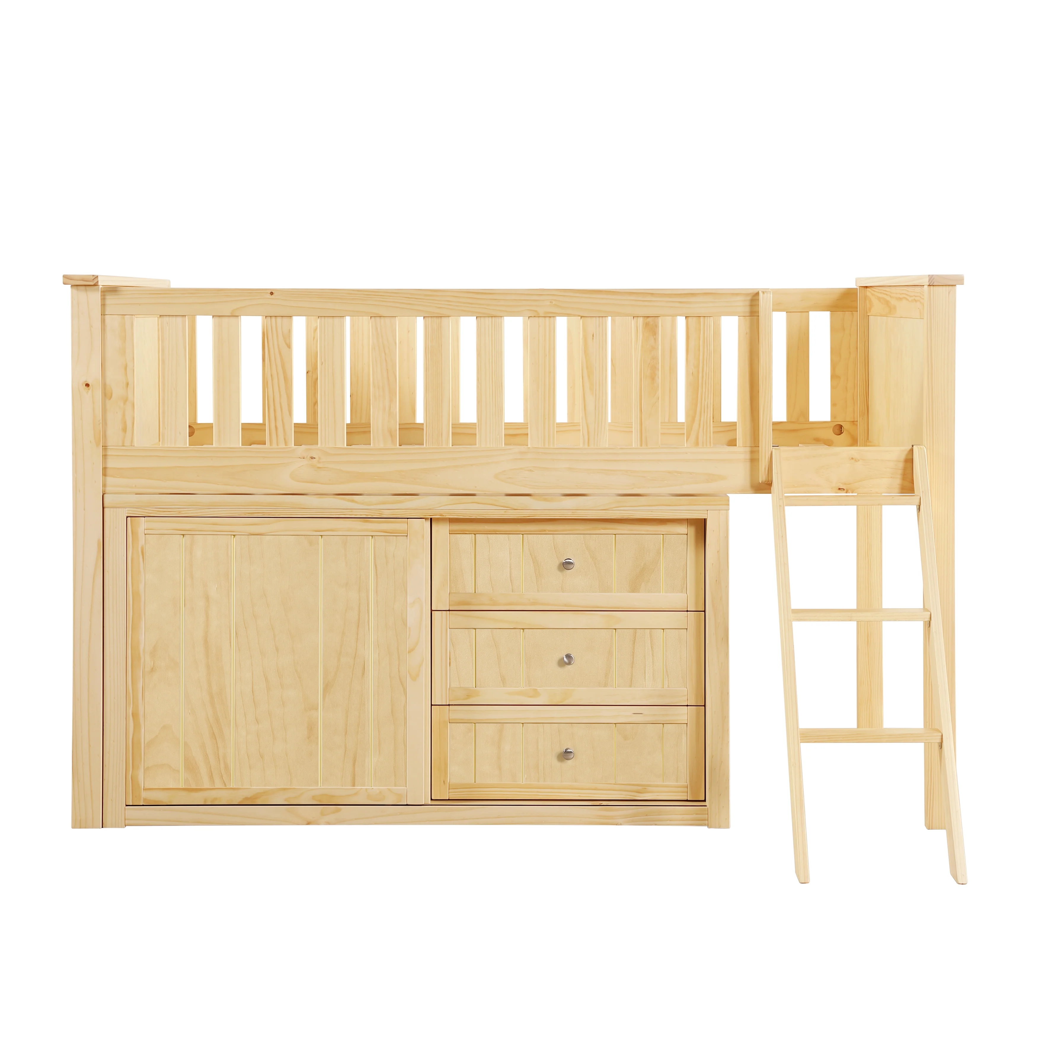 Bartly Low Loft Bunk With Dresser - Image 4